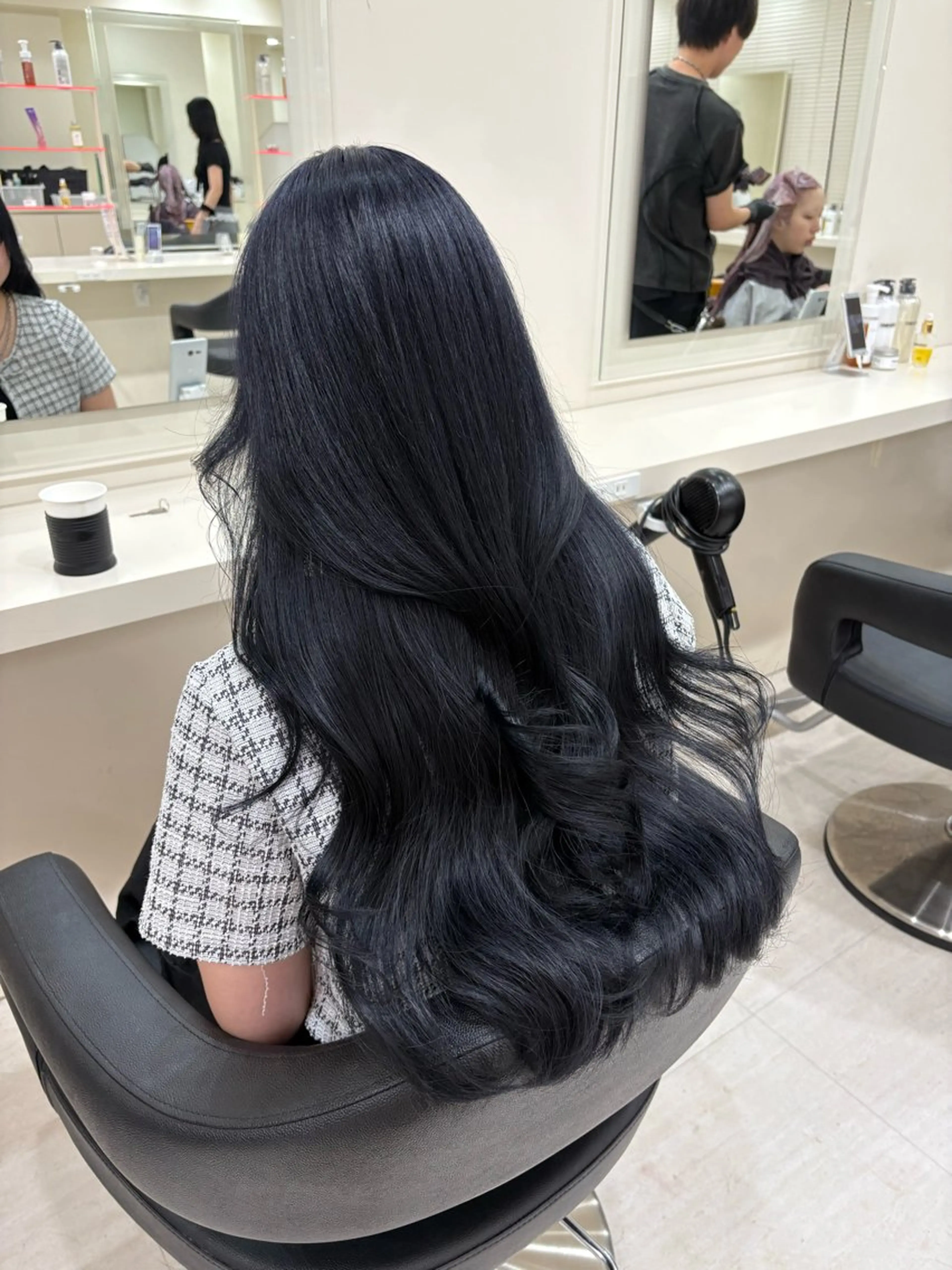 ミディアム カラー ヘアアレンジ ヘアカラー 💟RINNA 艶カラー💟のヘアスタイル