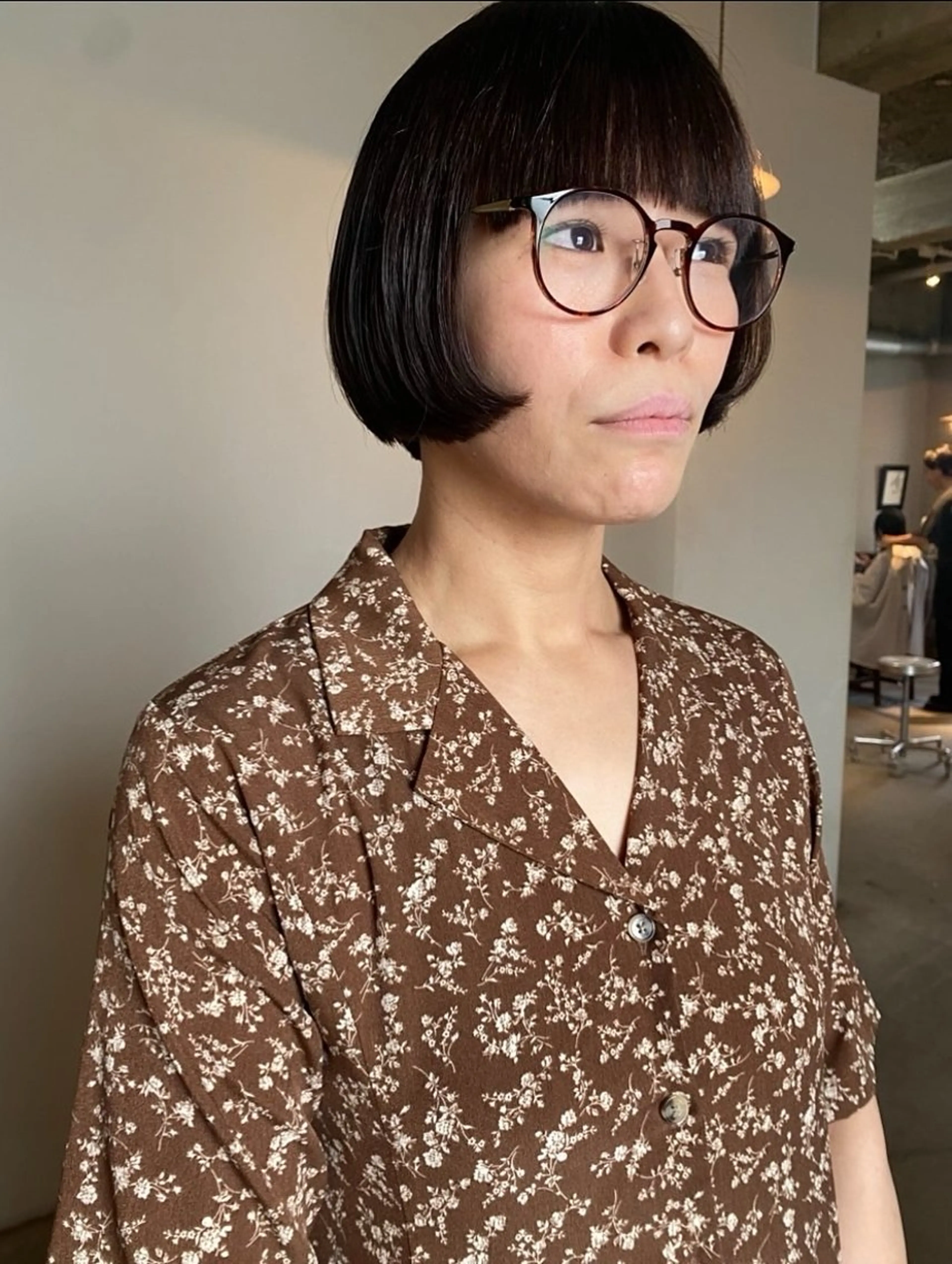 カット+酸性ストレートパーマの写真
