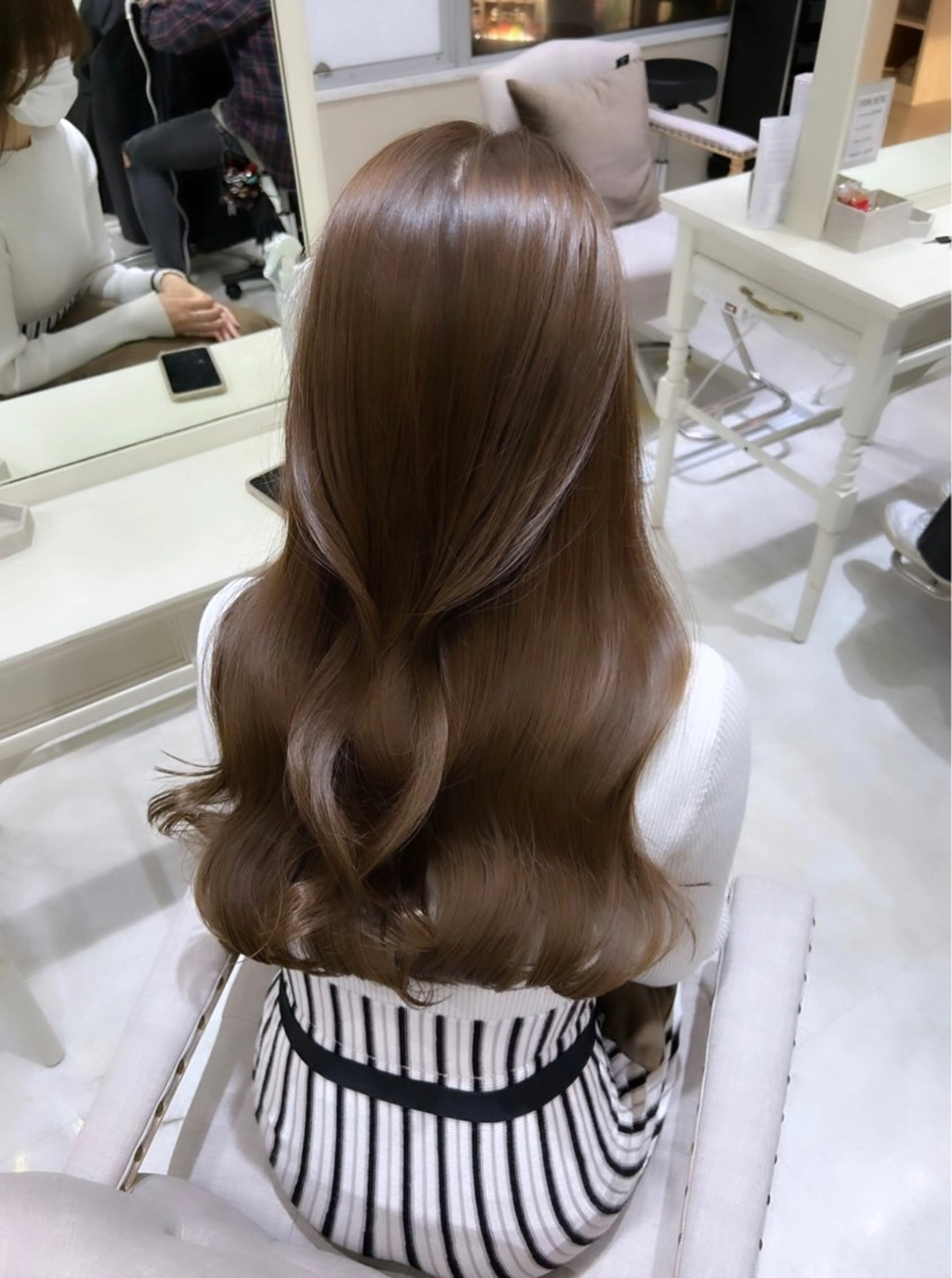 ロング カット ヘアカラー トリートメント 髪質改善× ブリーチなしyutoのヘアスタイル