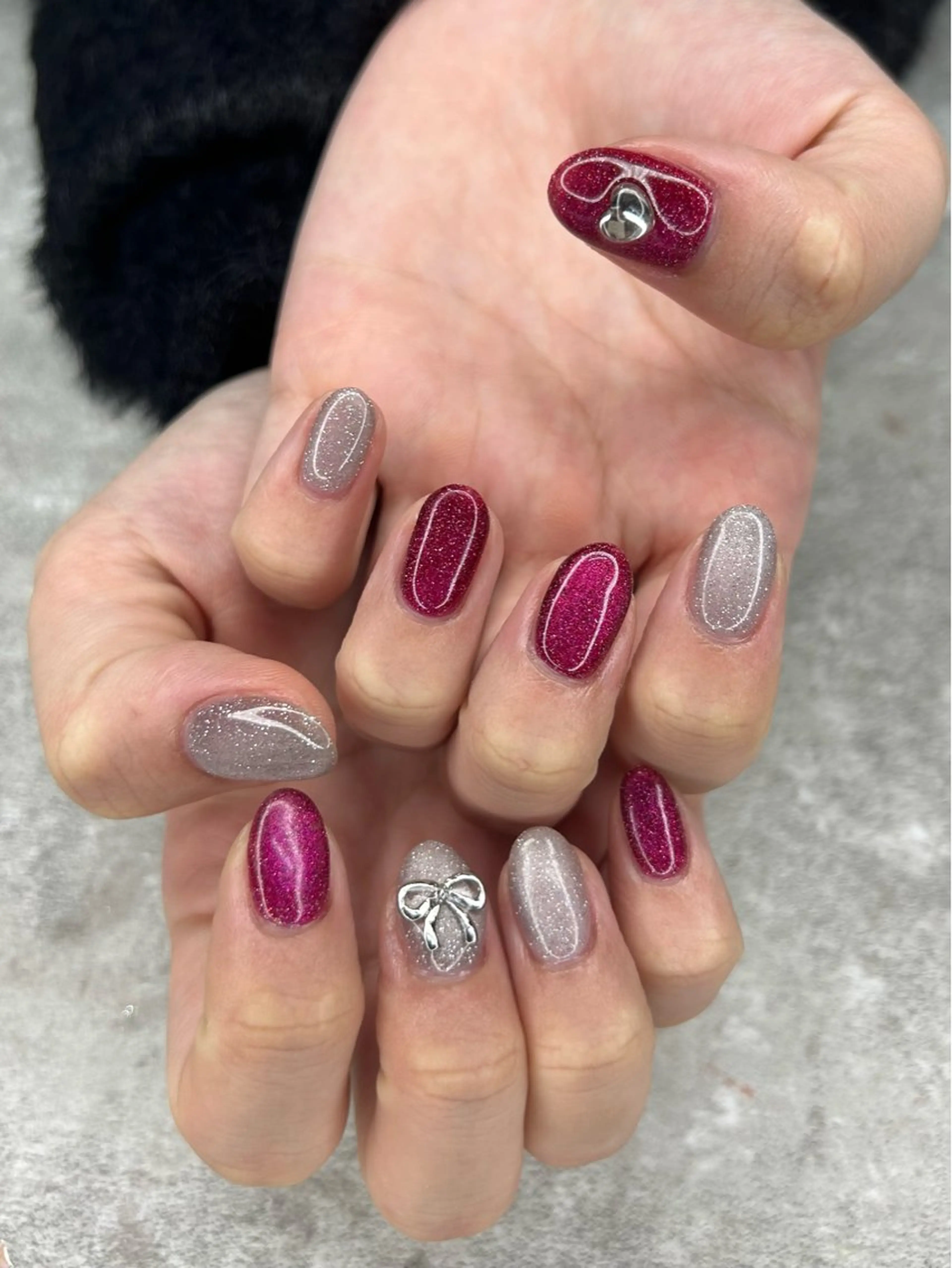 ネイル フラッシュネイル フラッシュマグ マグネットネイル ハンドネイル Me   Chouette所属・MeChouette ネイルのネイルデザイン