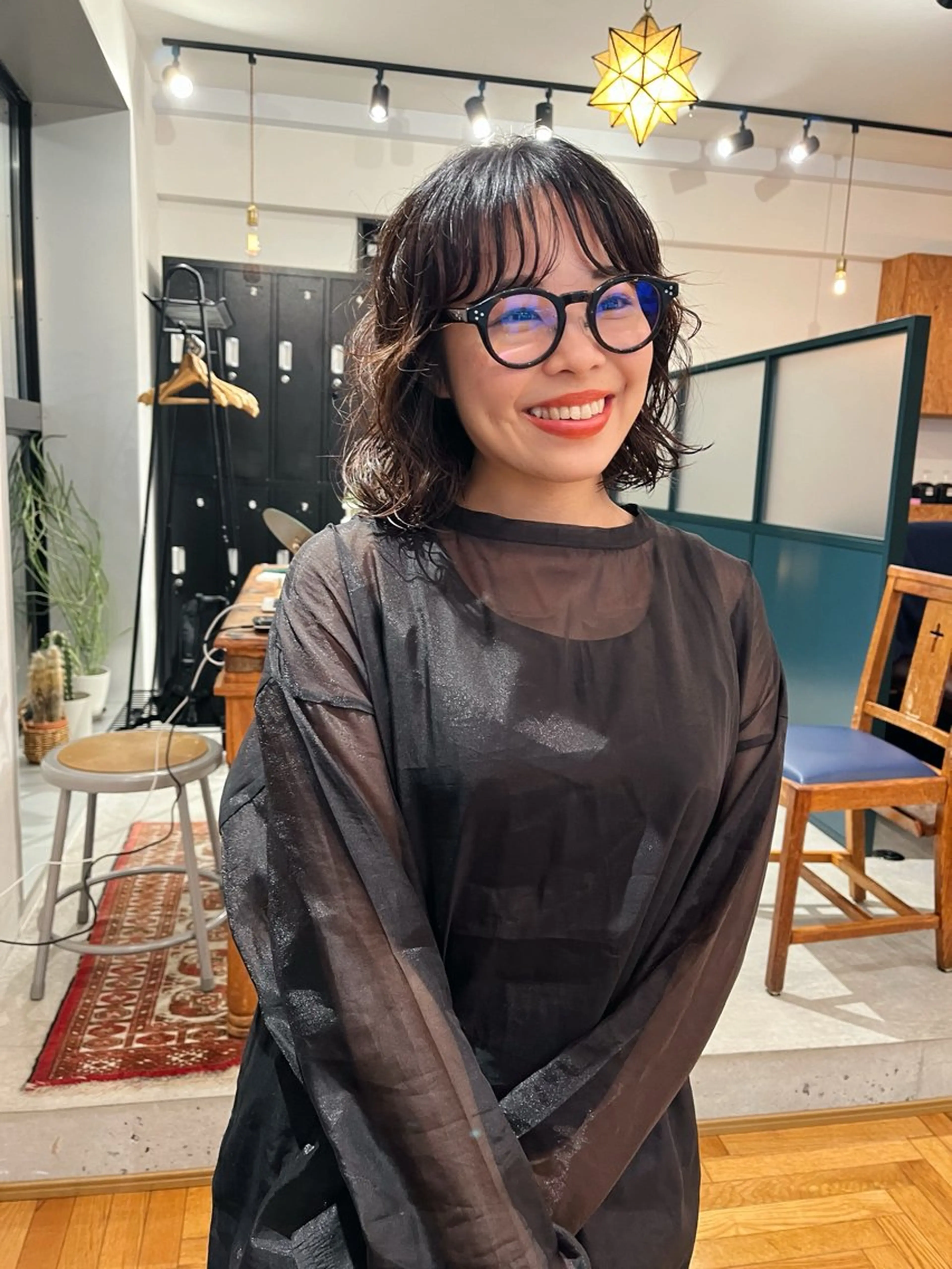 ショート パーマ 暖色/パーマ 🌼クニトウメイのヘアスタイル