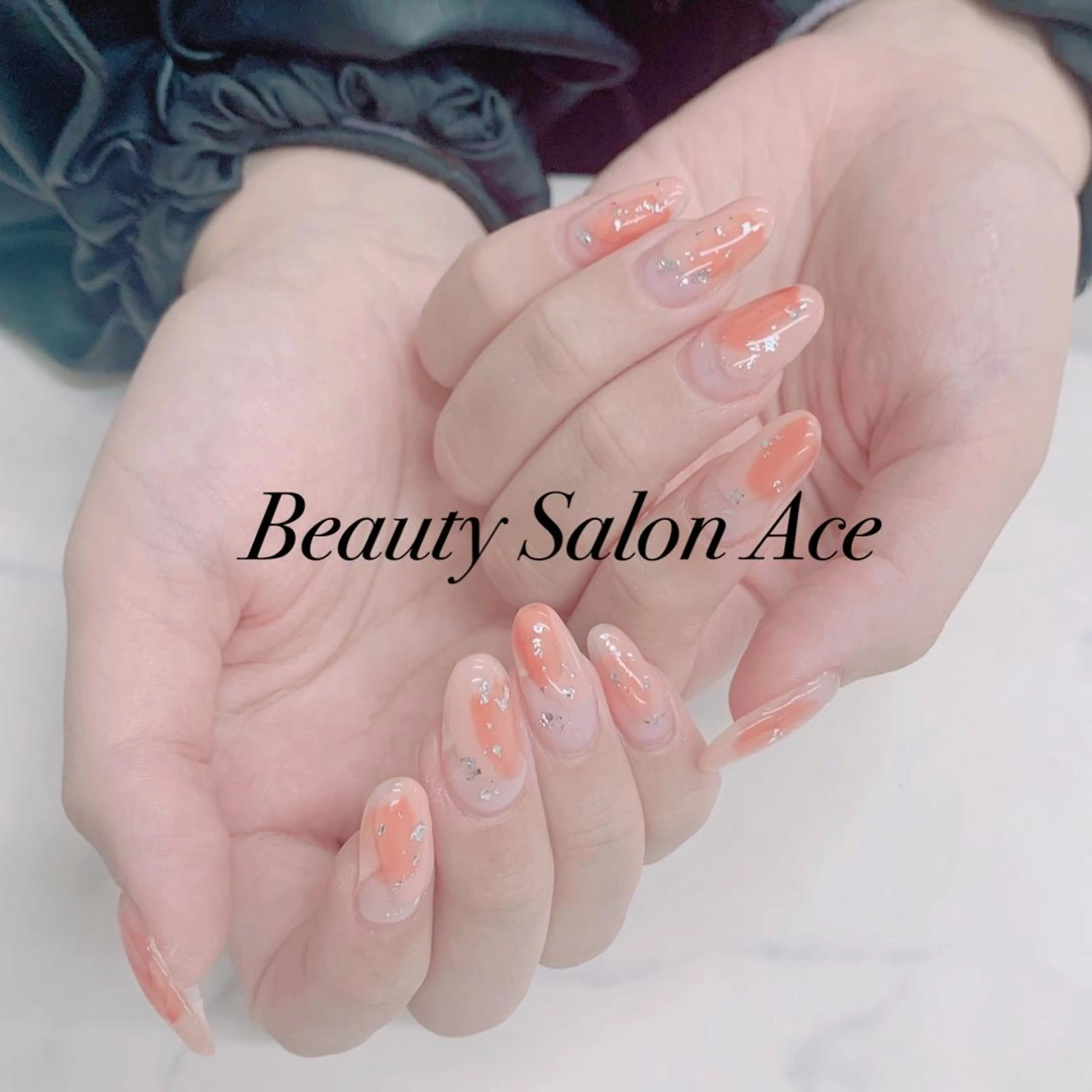 ネイル メンズネイル ニュアンスネイル 春ネイル ハンドネイル Beauty Salon Ace(ネイルサロン エース)所属・池袋フィルイン Ace♡長さだしのネイルデザイン