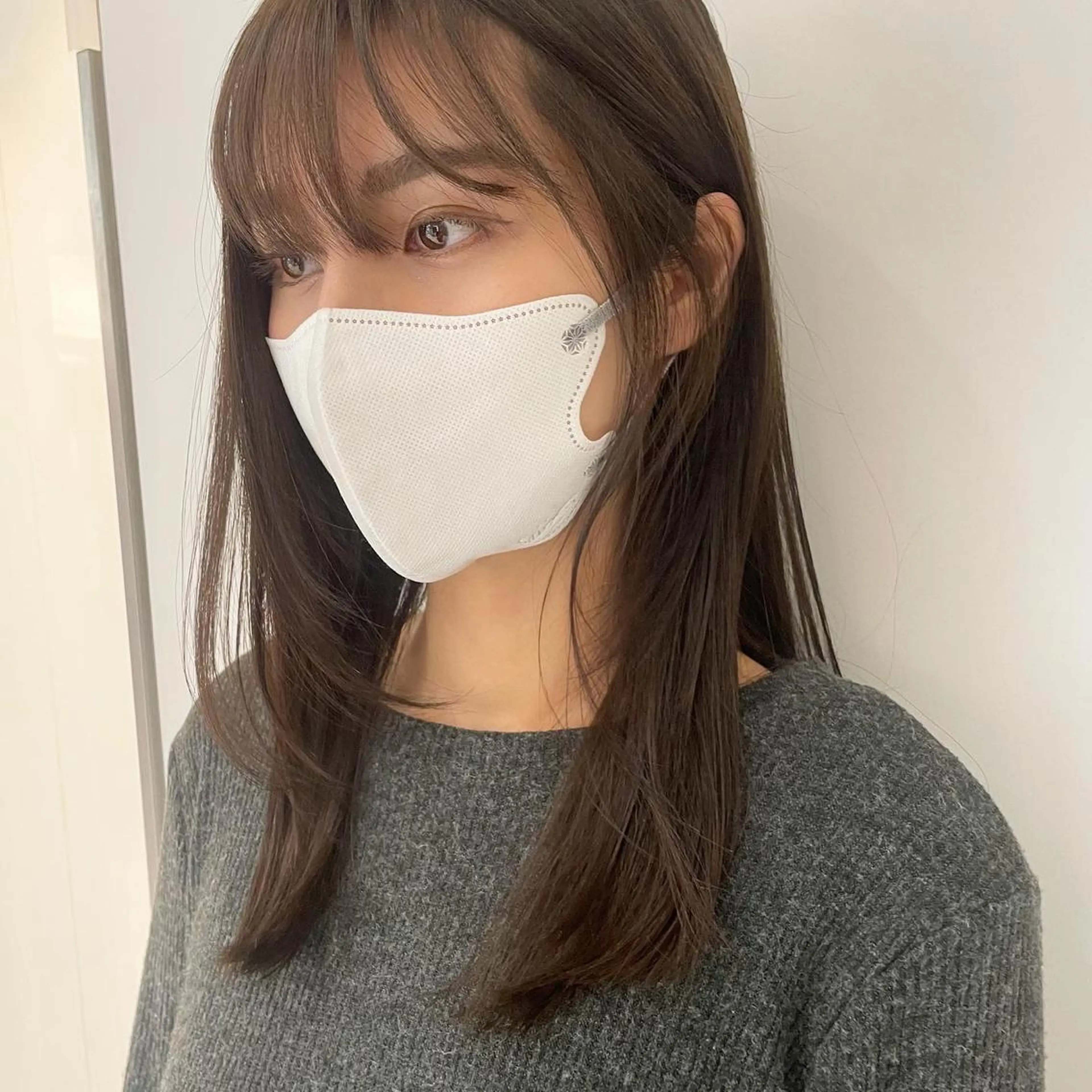 ミディアム カラー 垢抜けヘア 韓国ヘア銀座近下菜央のヘアスタイル