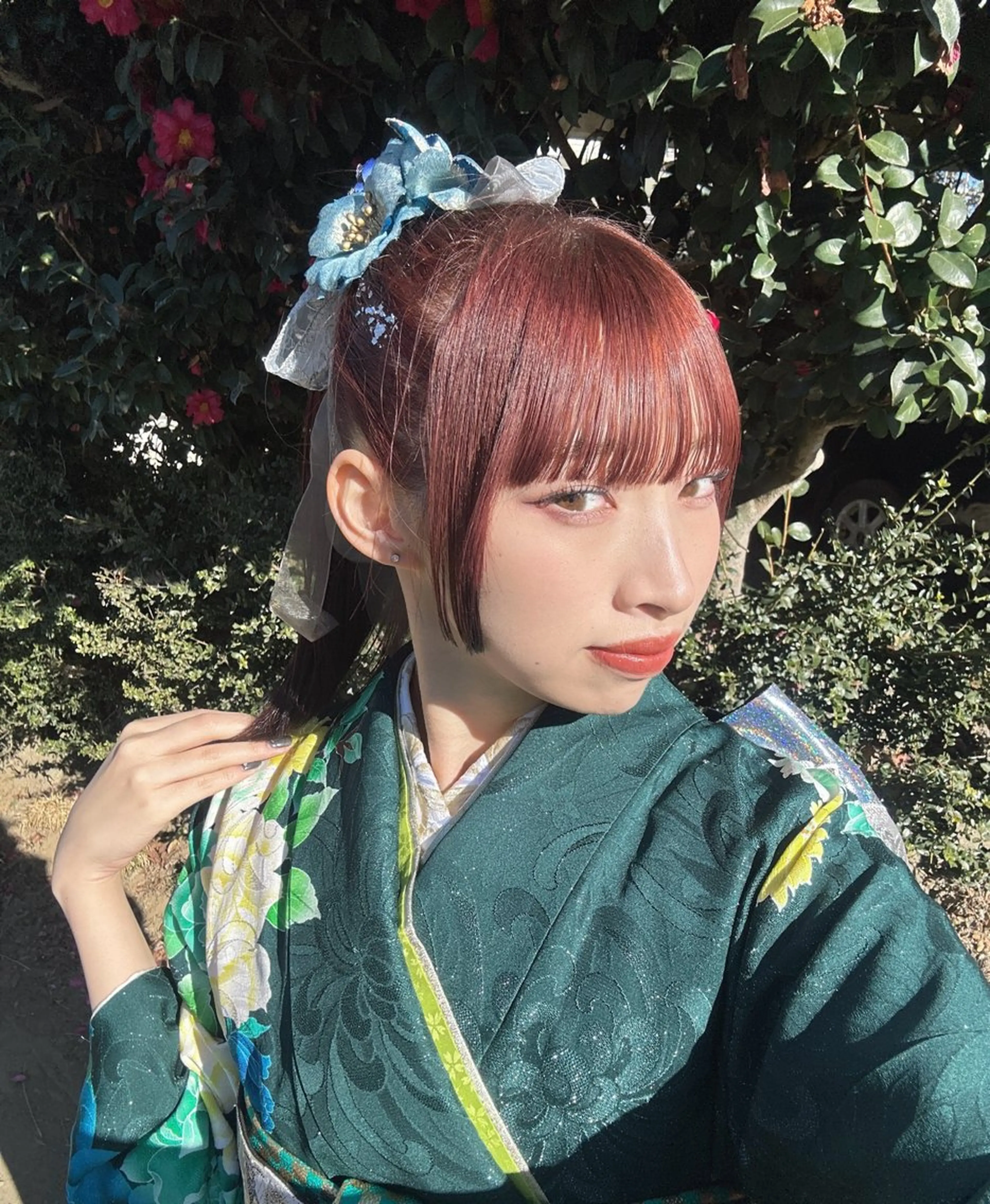 ロング カラー ヘアアレンジ 🦋透明感カラー/ 寒色カラー/Risaのヘアスタイル