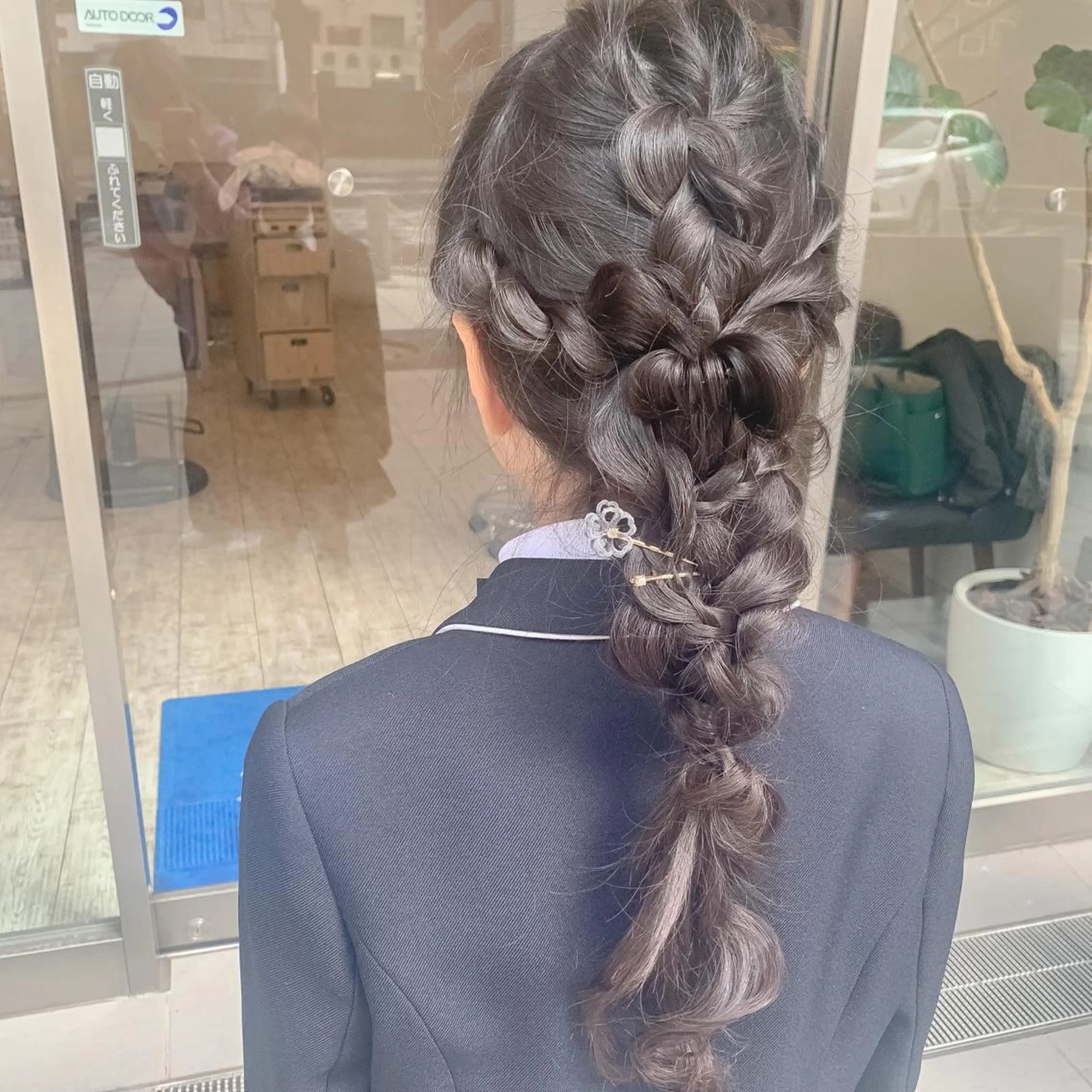 ロング ヘアアレンジ キッズ 飯塚 沙衣のヘアスタイル