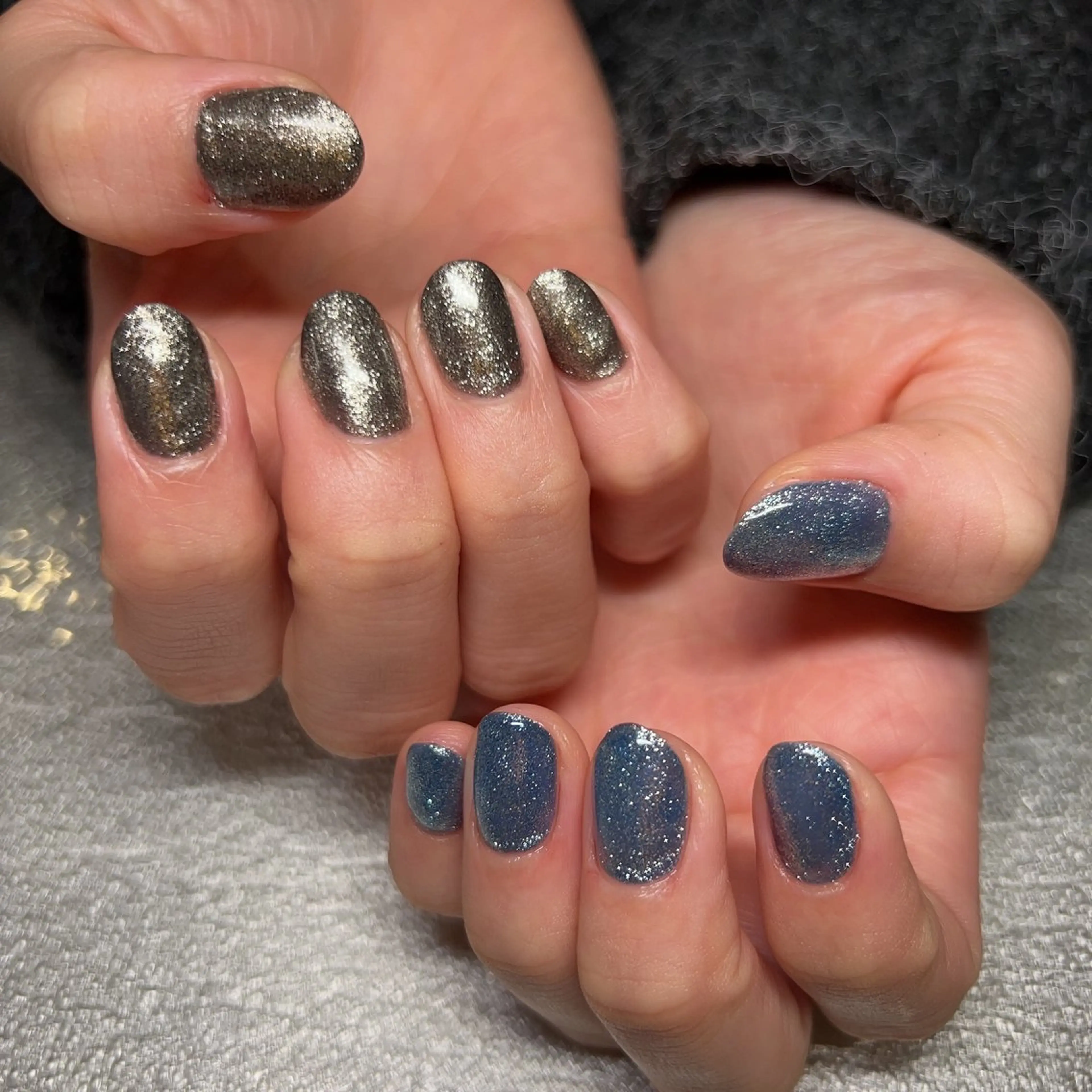 ネイル ラメ(グリッター) Total Beauty Salon CURE 津田沼店所属・イエティ .のネイルデザイン