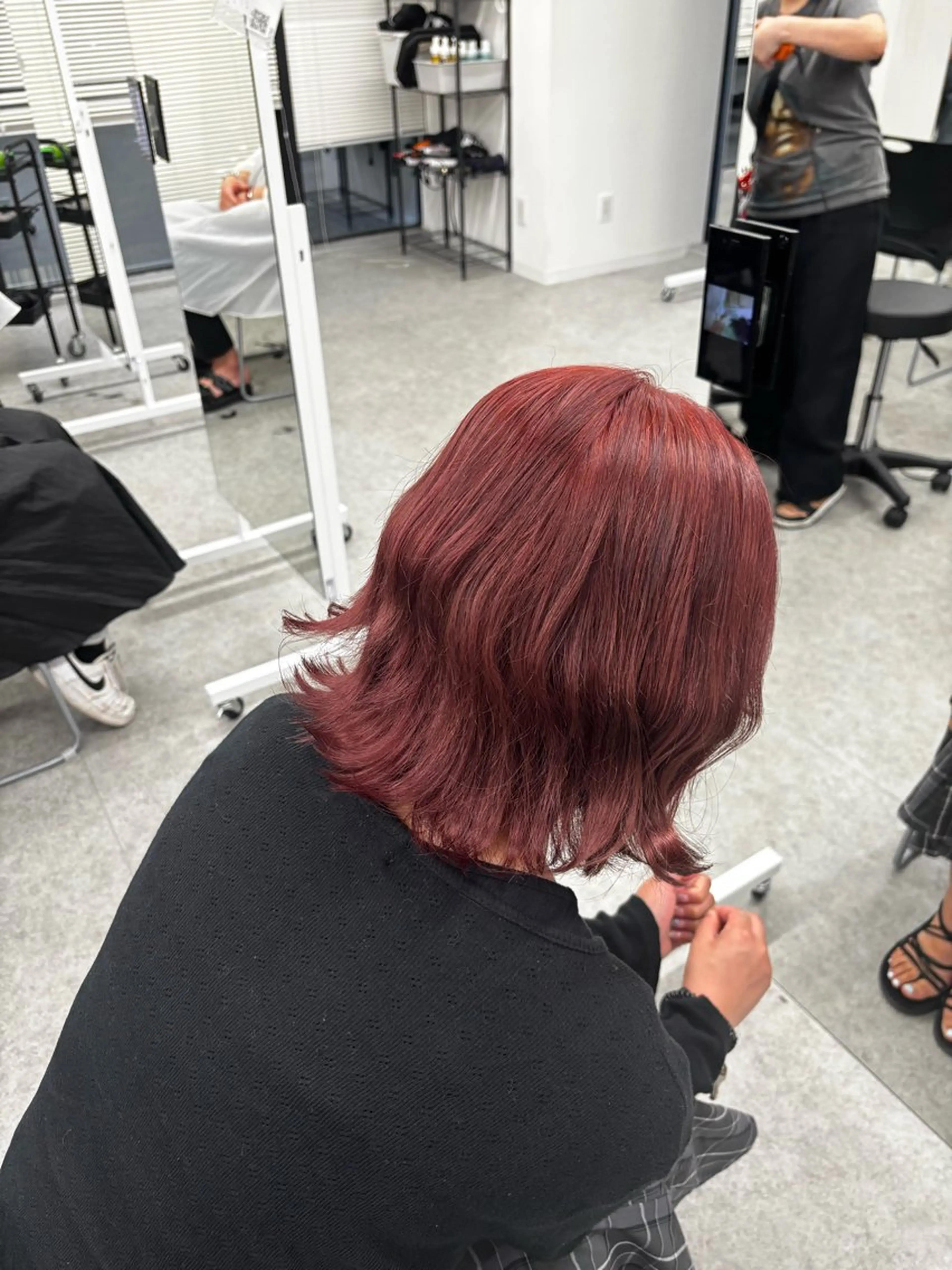 ミディアム ヘアカラー 寒色カラー🫧 HINAKO💙のヘアスタイル