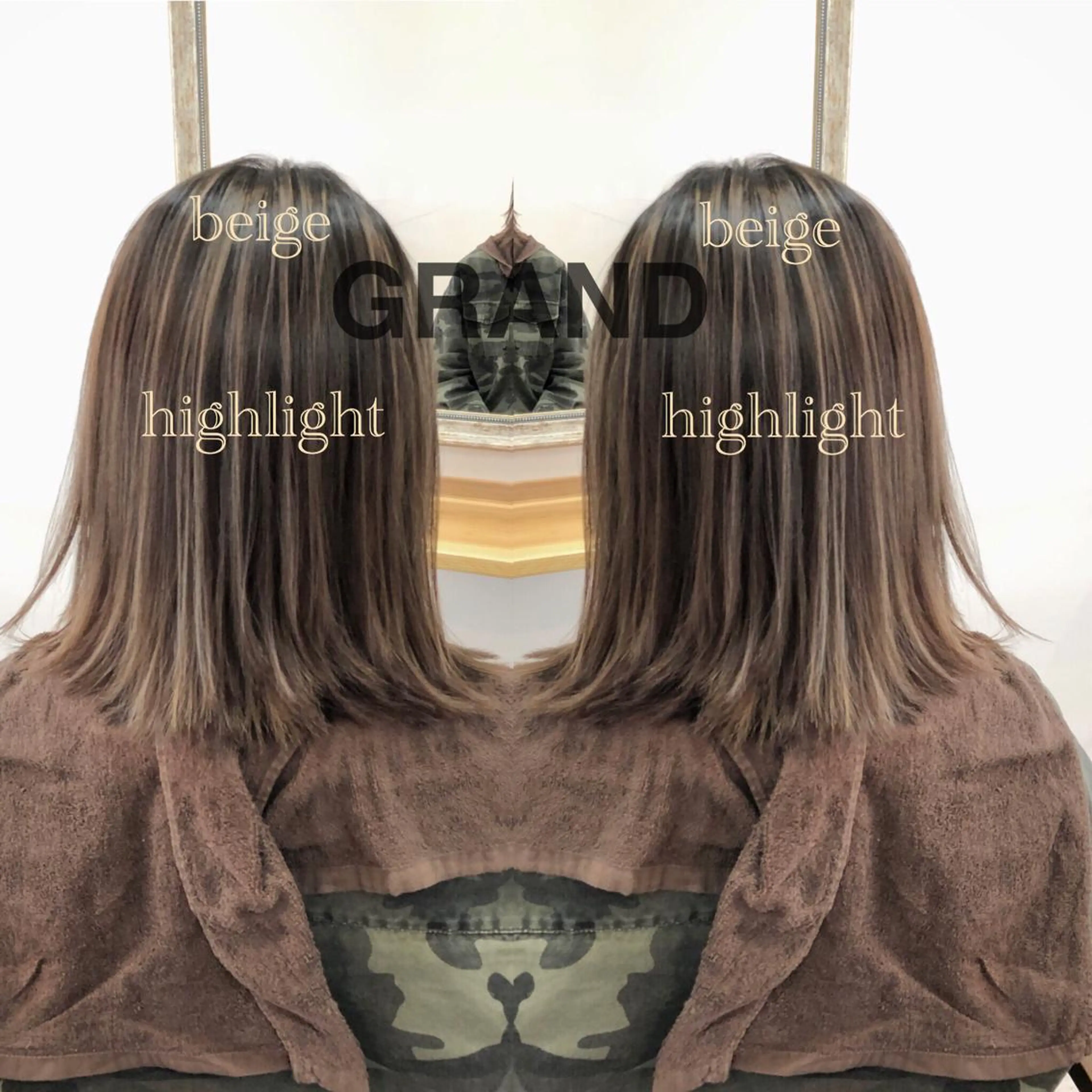 ミディアム ヘアカラー aura所属・ashida yuukiのヘアスタイル