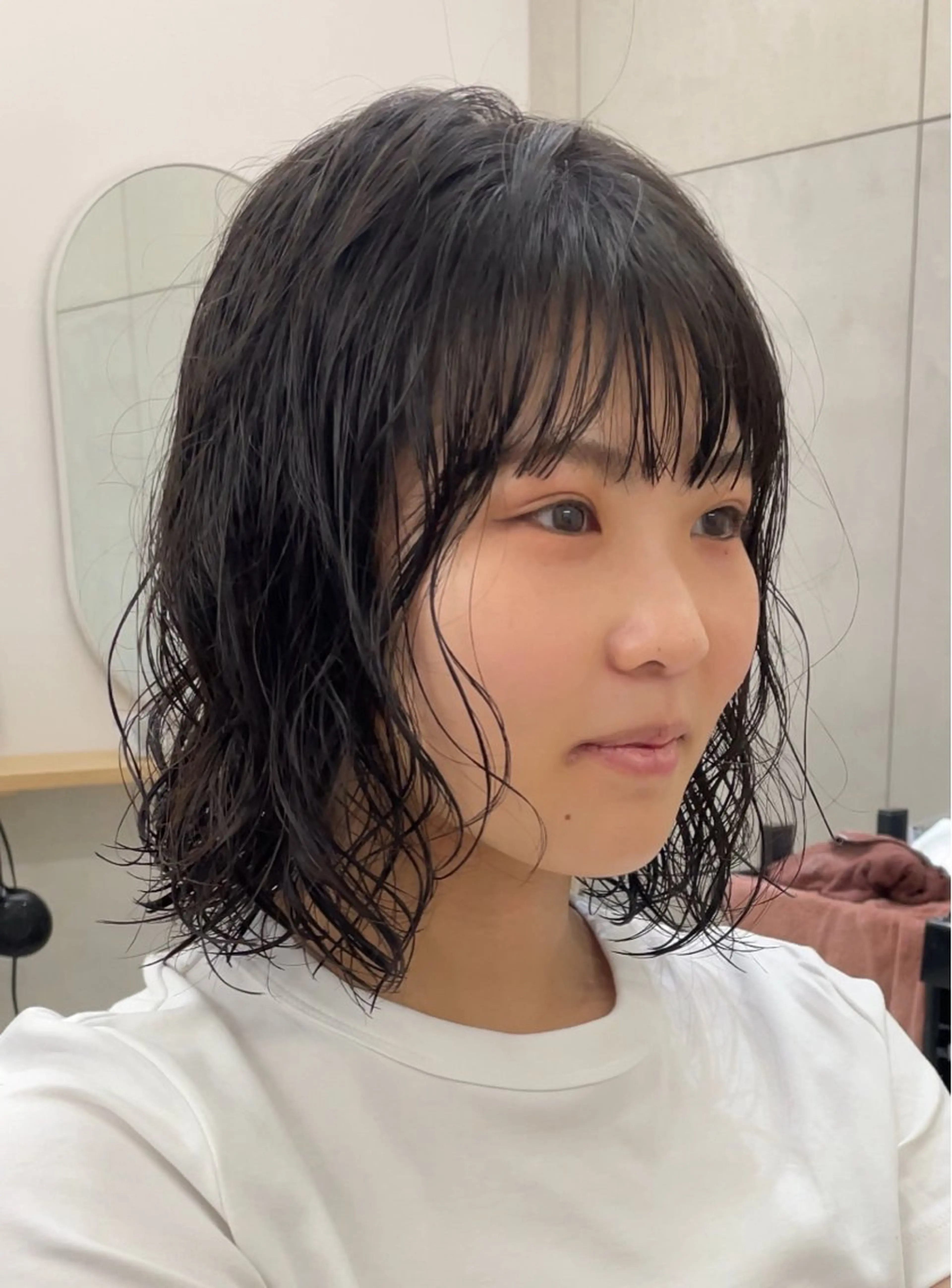 【🍀ボブパーマ💎】ボブカット➕似合わせウェーブパーマ➕うる艶トリートメントの写真