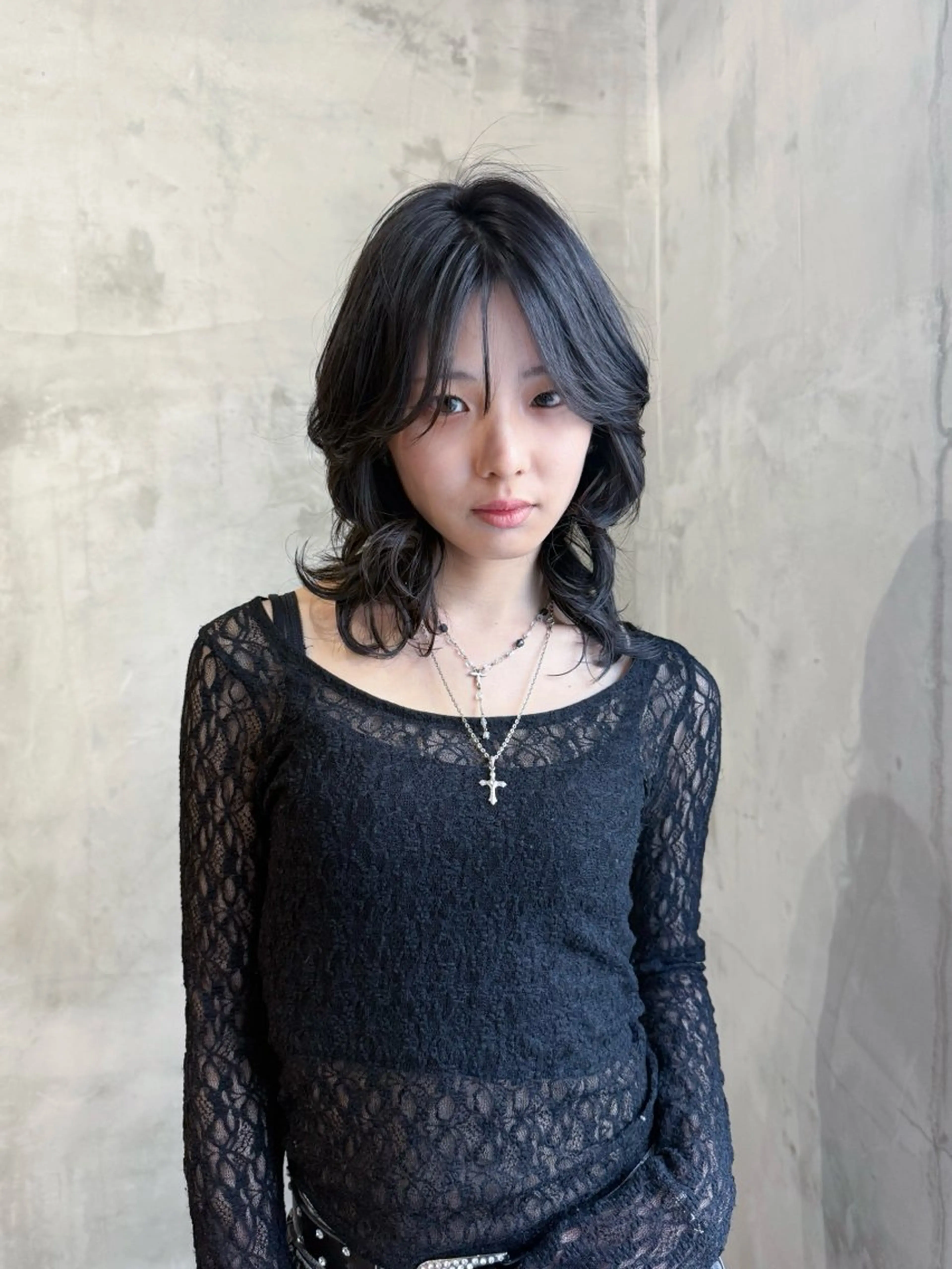 ミディアム カット ヘアカラー Koko . 【高円寺】のヘアスタイル