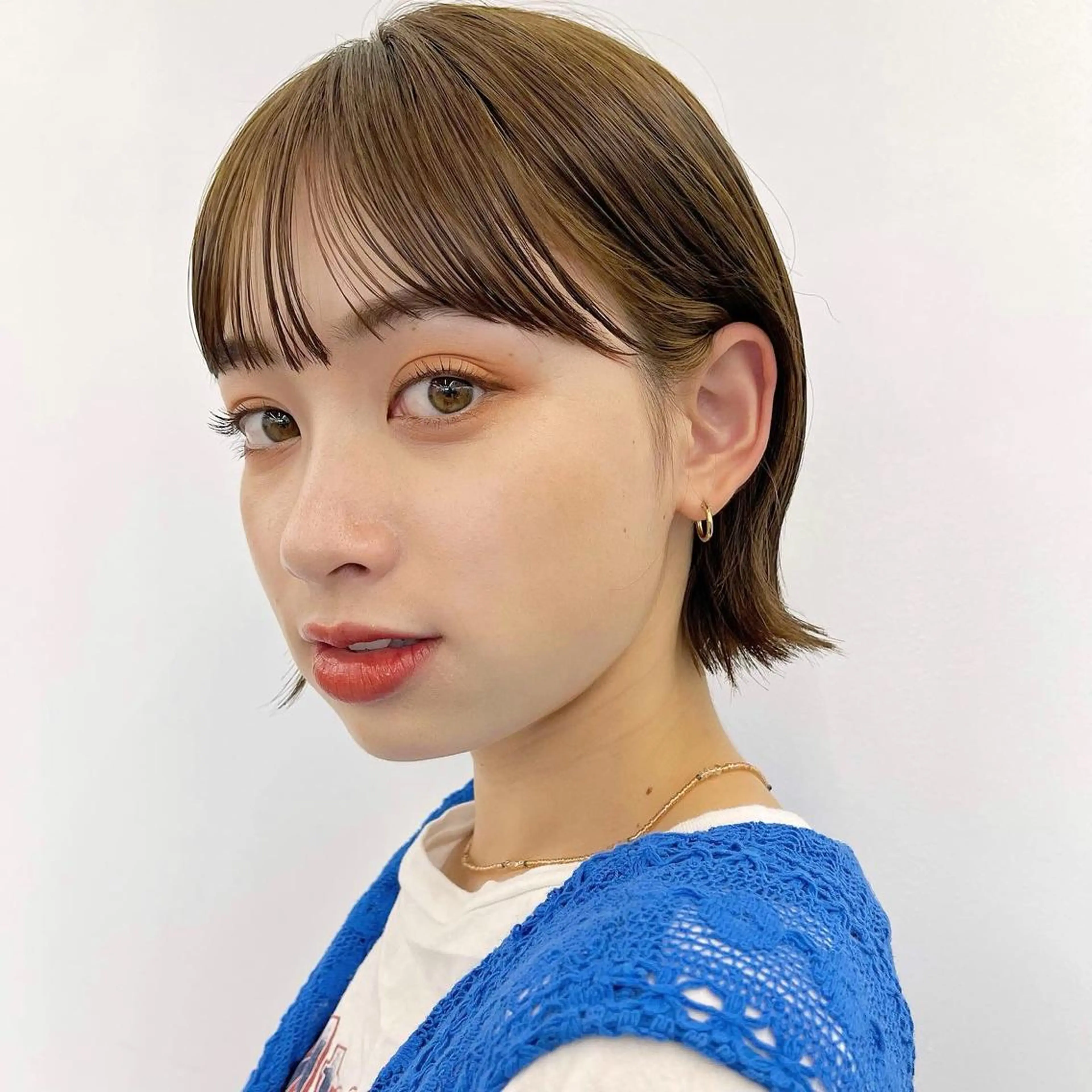 ショート 🌱ボブ/レイヤー/ ベージュ/あやみ✨のヘアスタイル