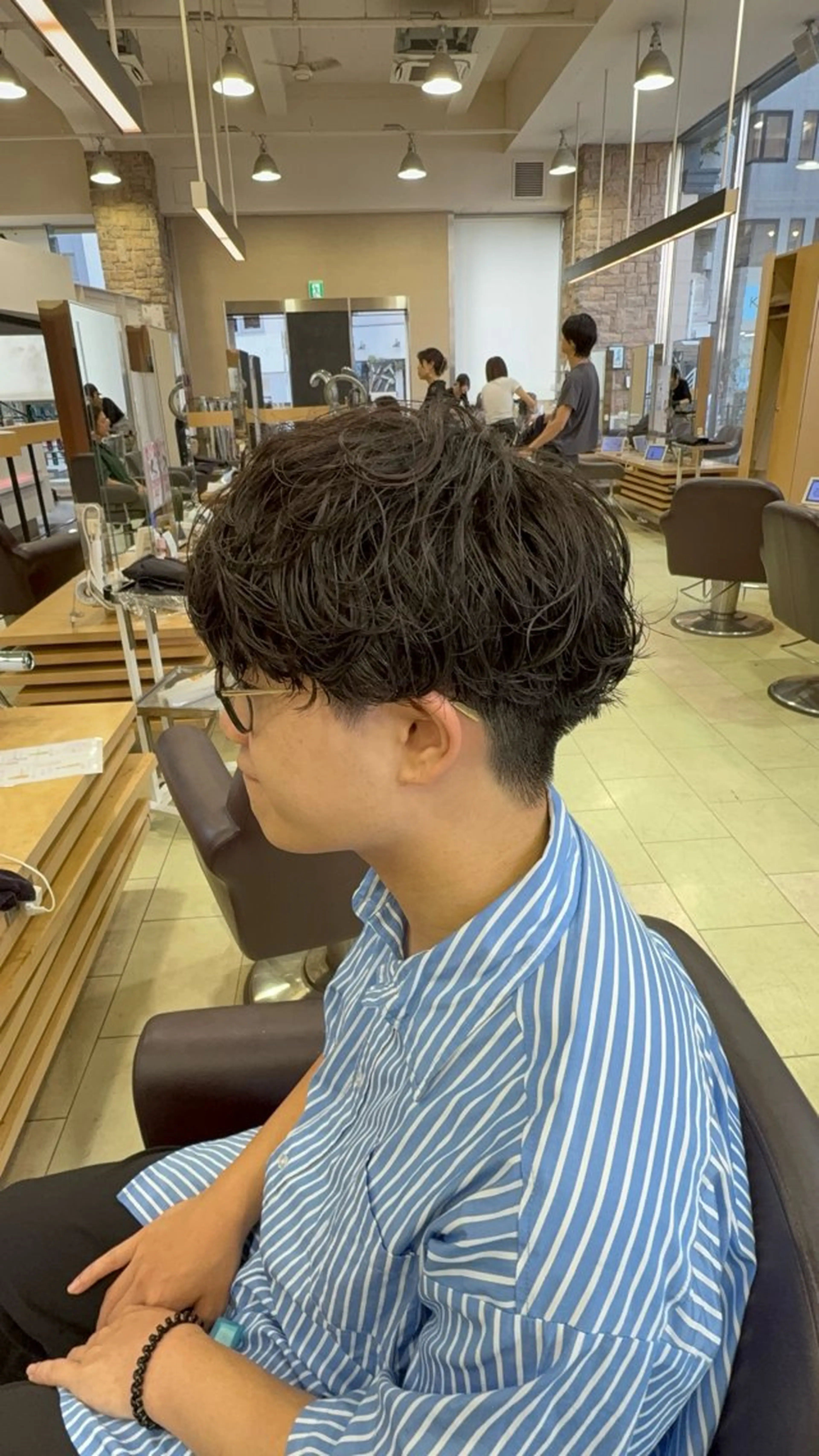パーマ メンズ カット パーマ メンズ特化美容師 タケルのヘアスタイル