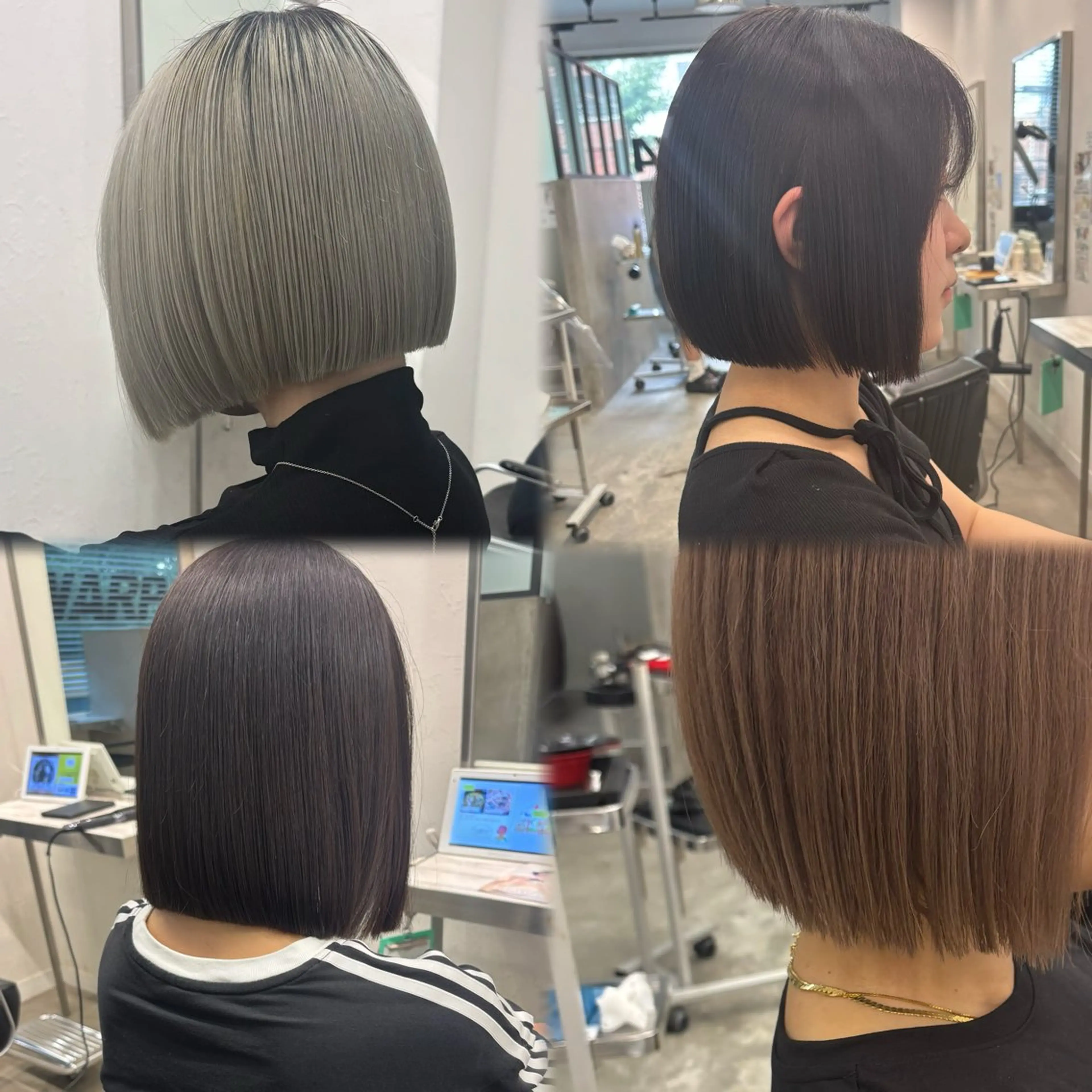 ショート 髪質改善/縮毛矯正/ 暖色カラー🎀🪞のヘアスタイル