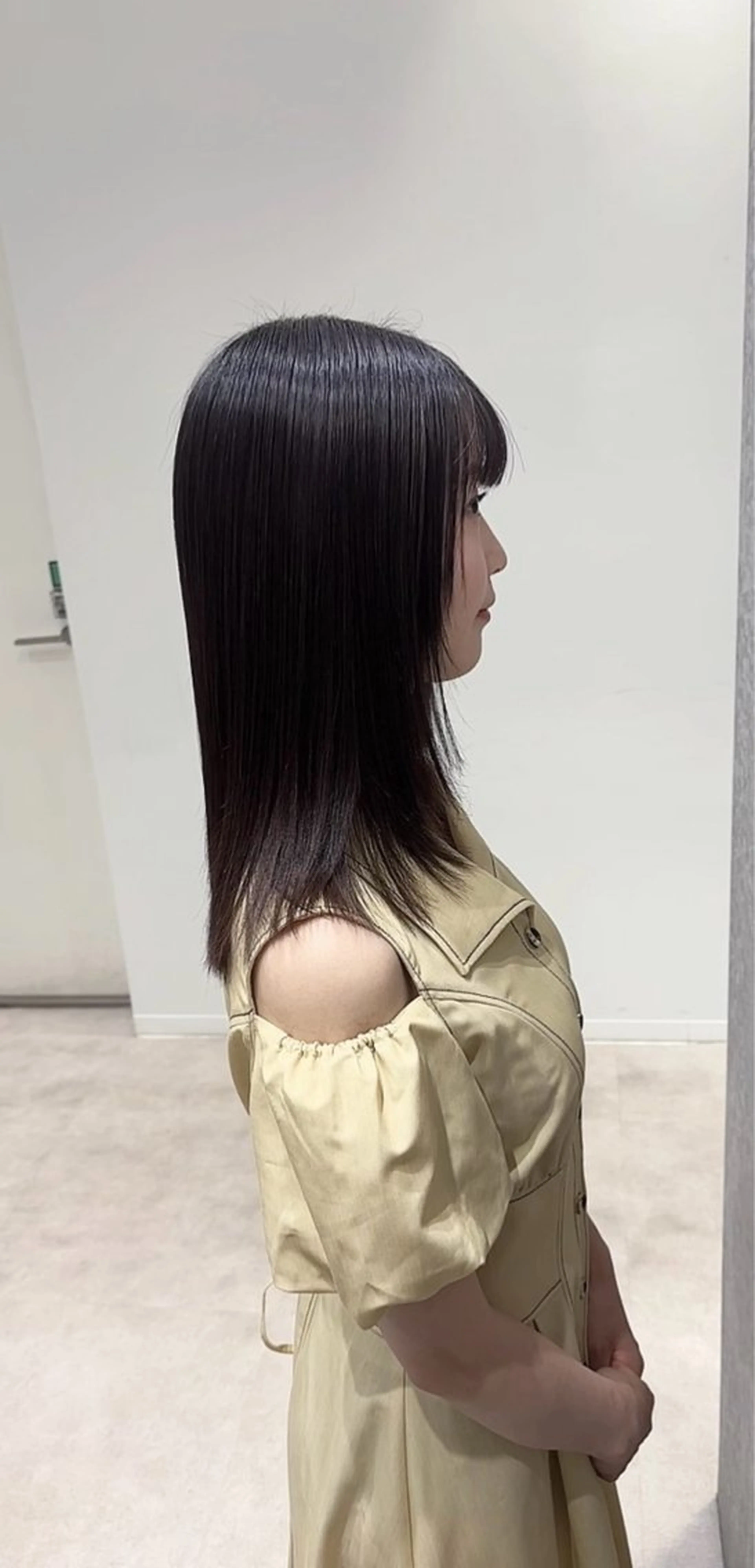 セミロング 髪質改善 トリートメント トリートメント ヘッドスパ GOTODAY  SHAiRE SALON　新宿Aura店所属・髪質改善ヘアケア 艶髪特化/上田のヘアスタイル