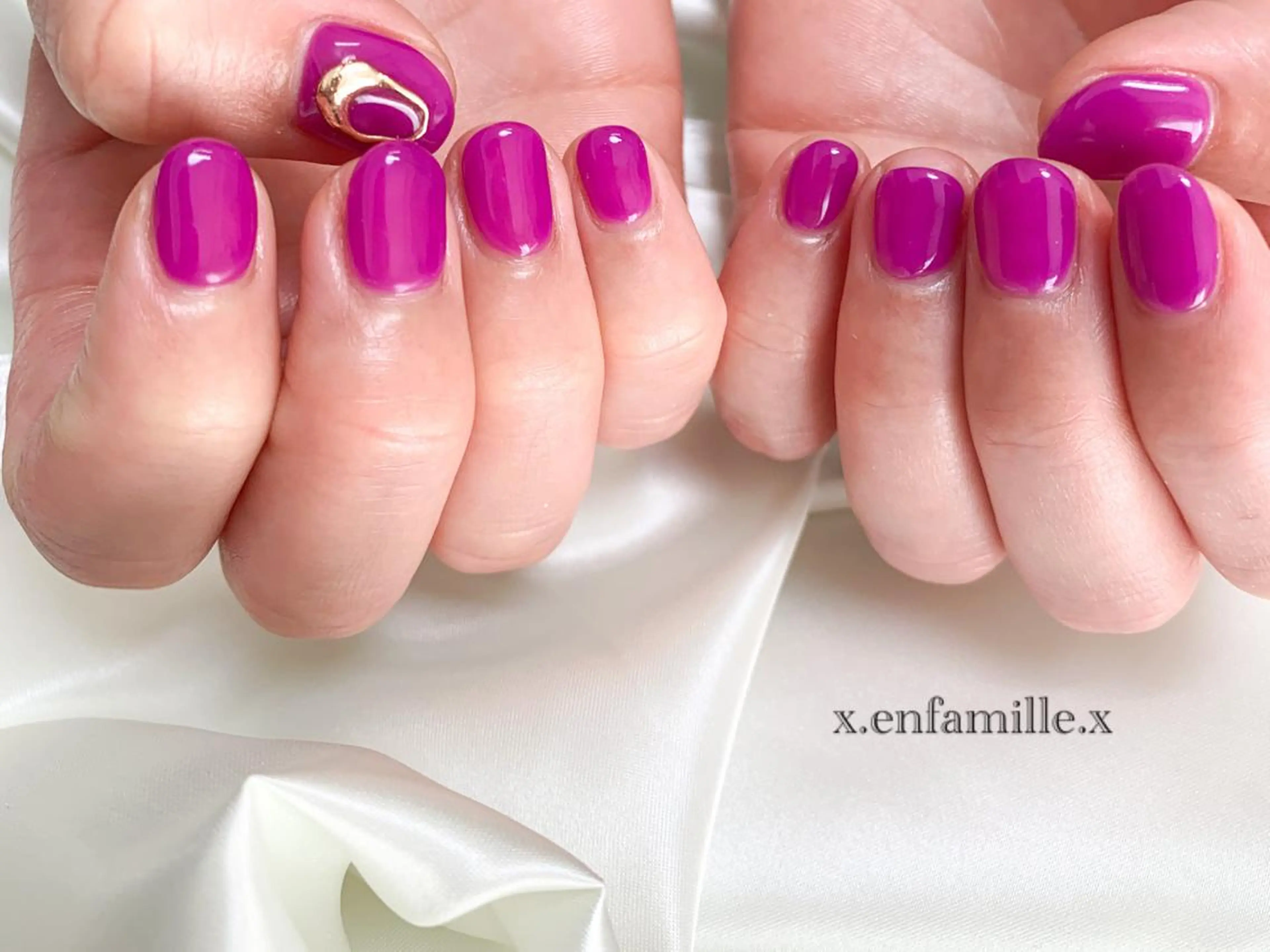 ネイル ハンドネイル nail salon en familleのネイルデザイン