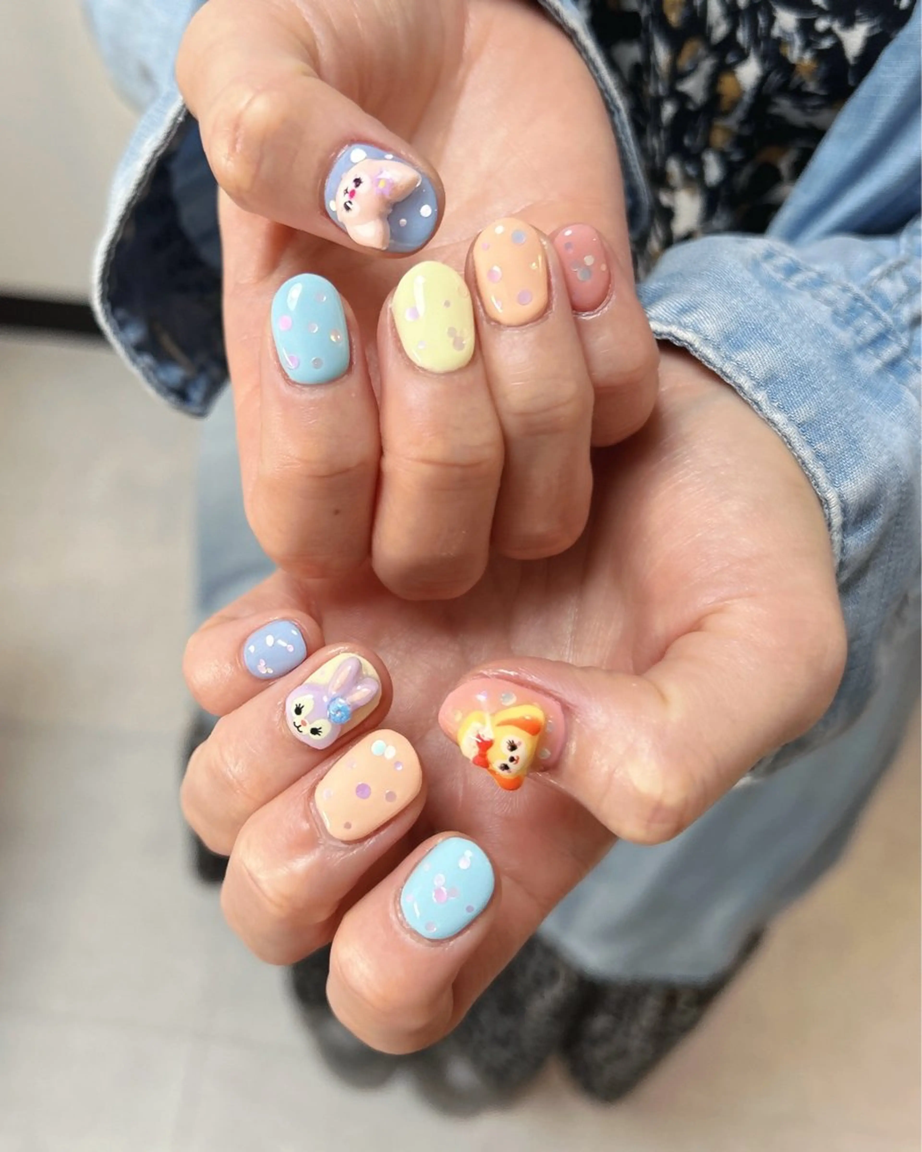ネイル 持ち込み ハンドネイル ten nail salon　かえでのネイルデザイン