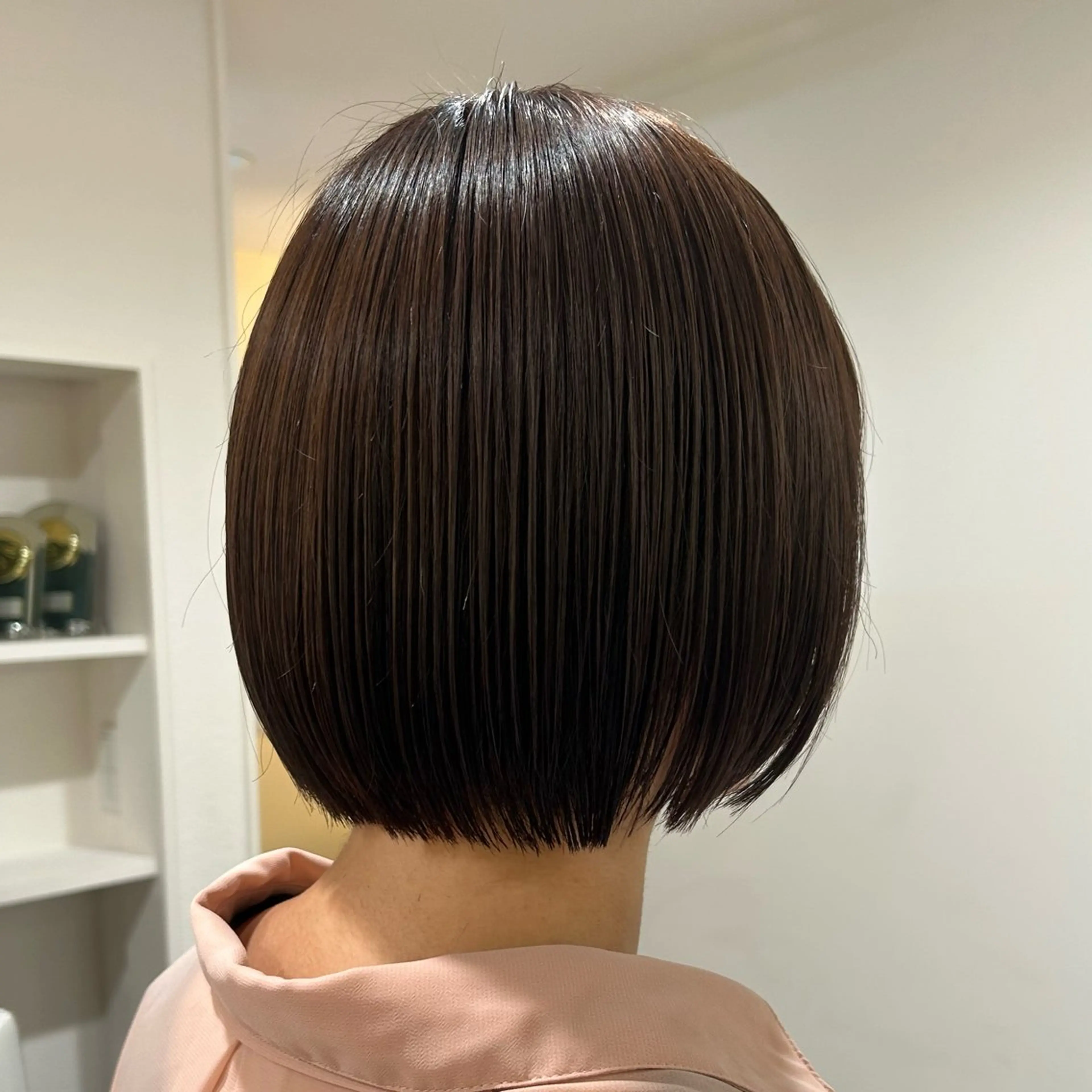 ショート カラー ボブ ハイトーン/ ウルフ/suzuhaのヘアスタイル