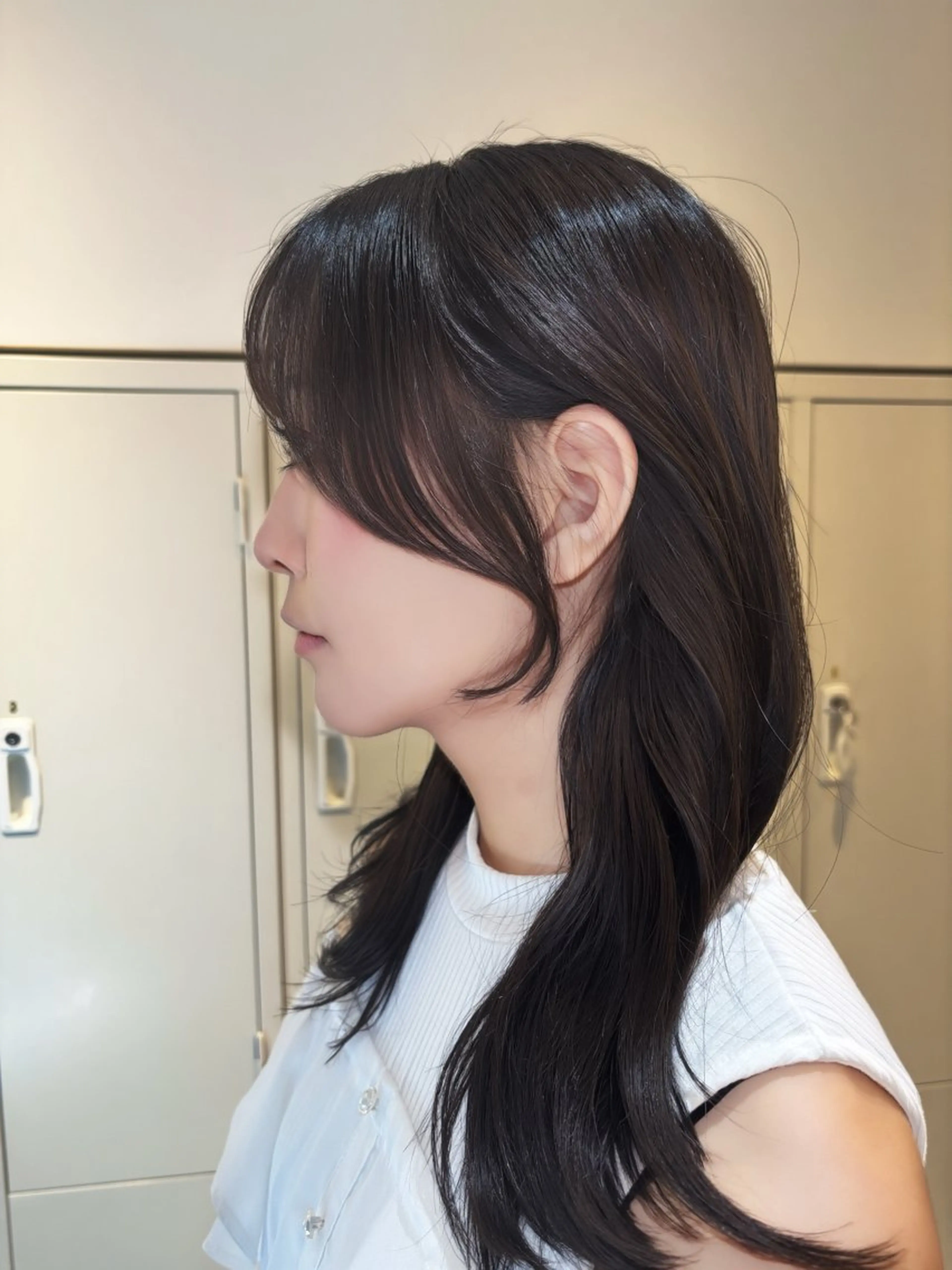 🎀トレンド前髪＆顔周りカット🎀（アイロンレクチャー付き）＋ケアカラー❣️の写真