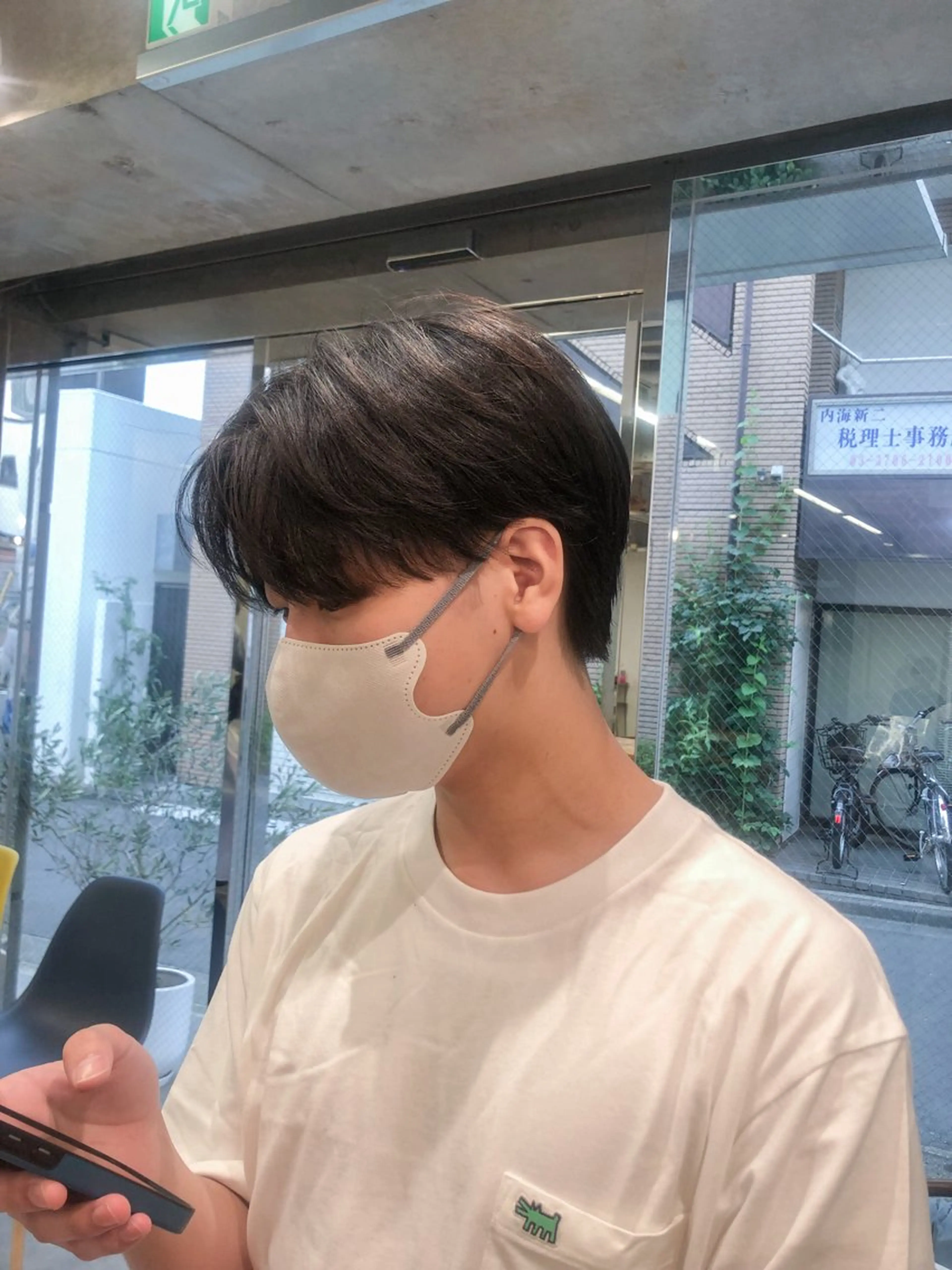 メンズ senri 暖色ツヤ感カラー♥️のヘアスタイル