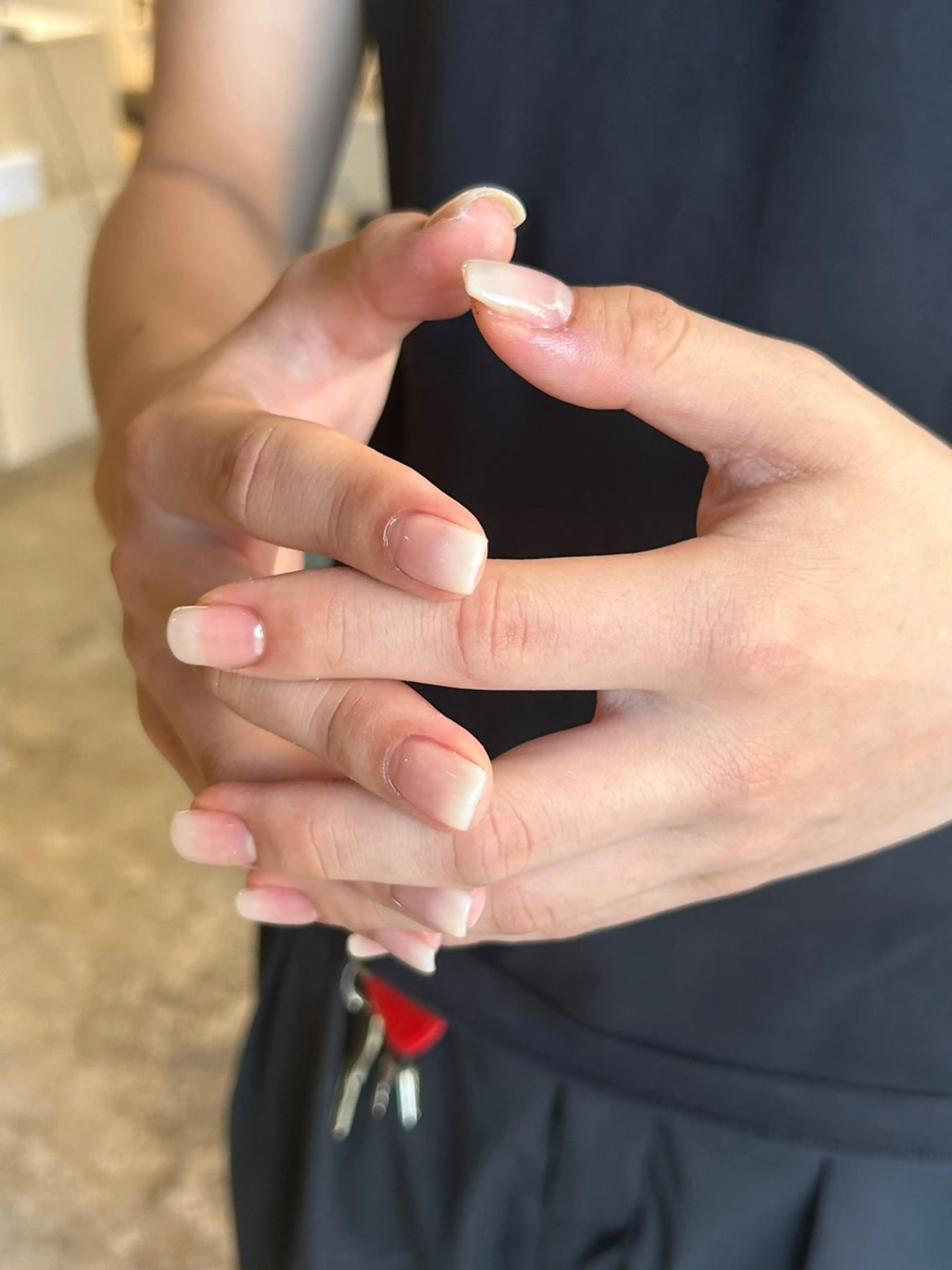 オフなし🩶グラデーション(※ベースクリア)の写真