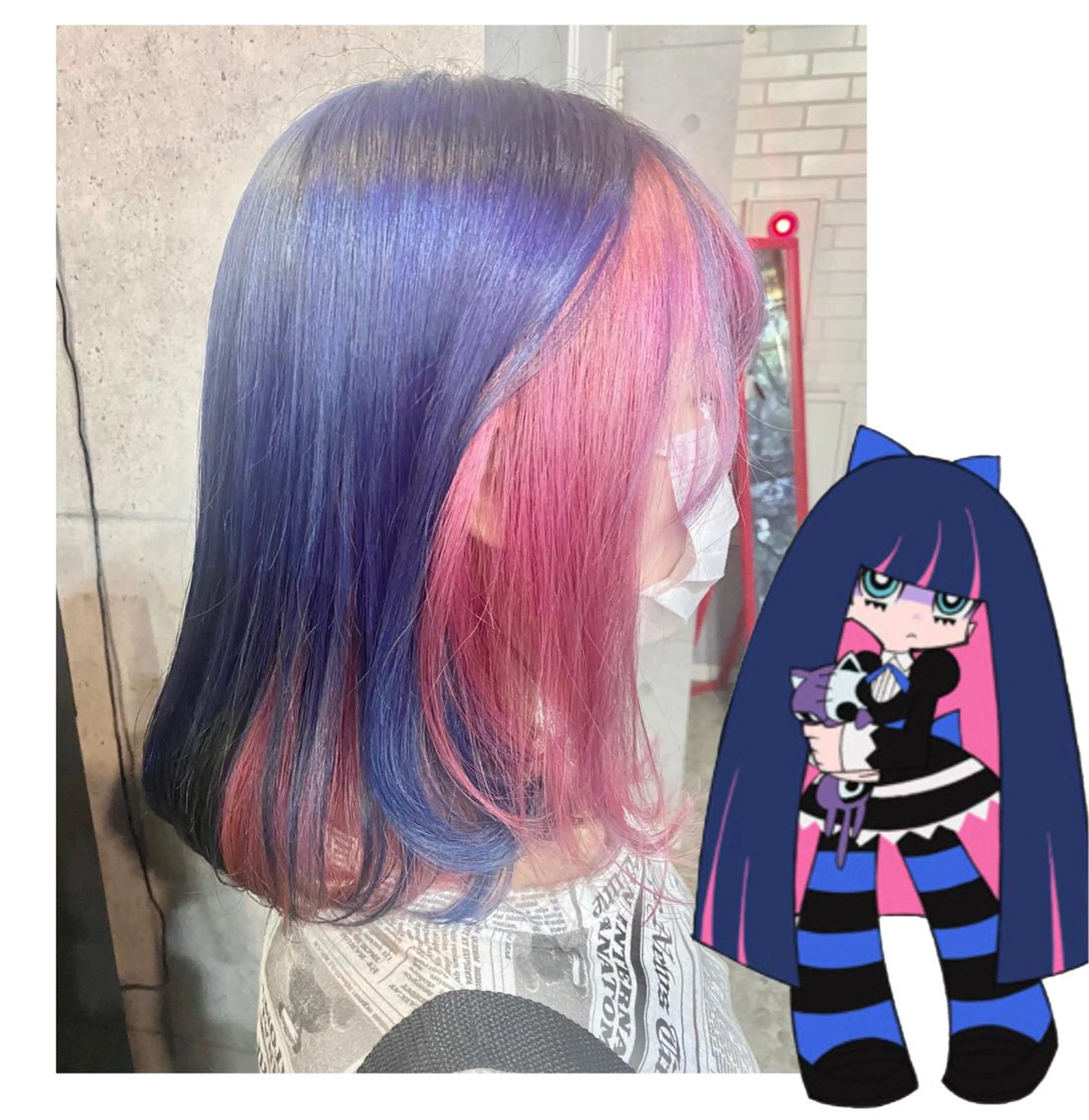 ミディアム カラー ヘアカラー GARU-ガル-所属・TSUNO🦖 派手髪/オタク美容師のヘアスタイル