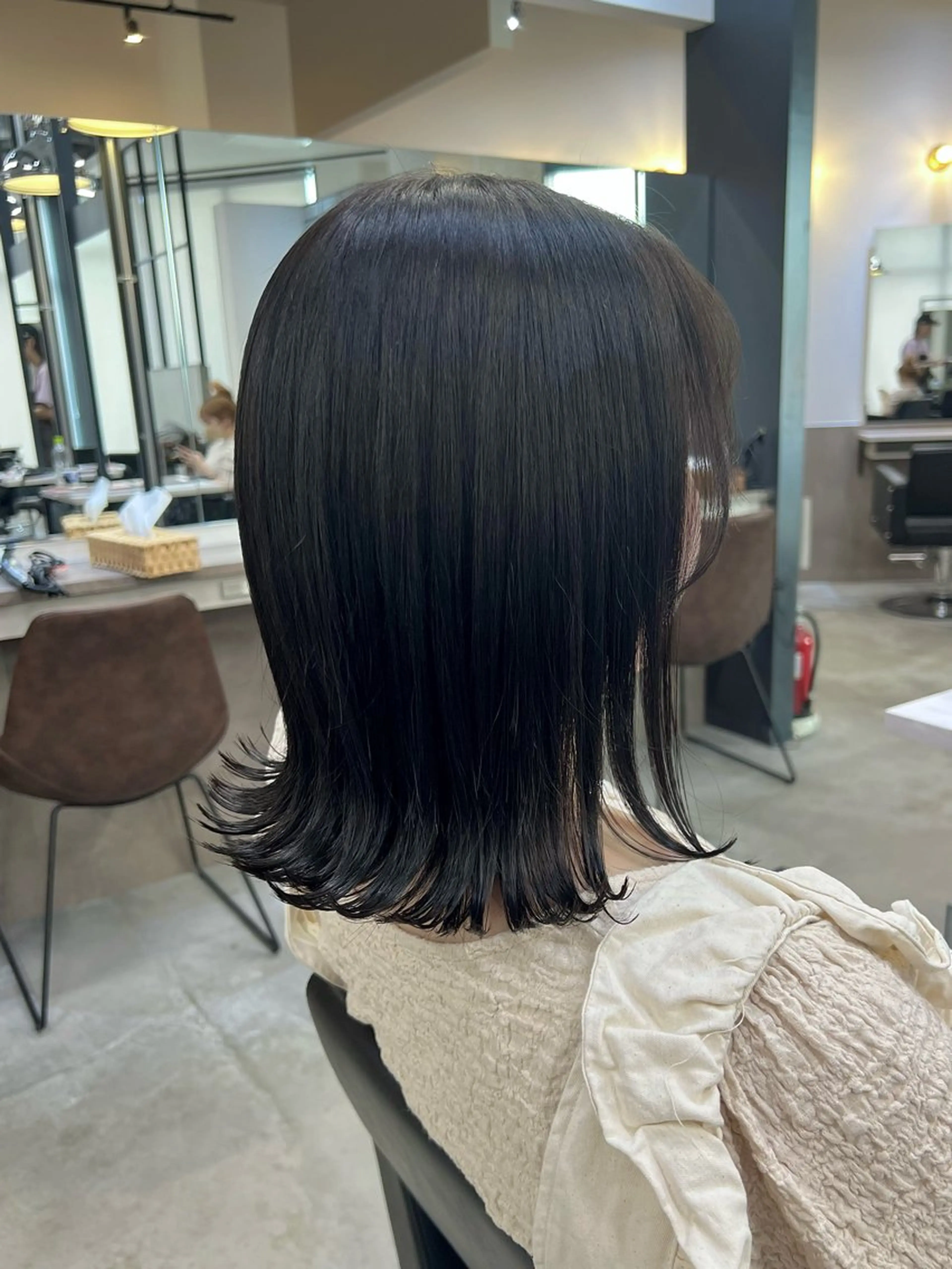 ショート カラー 韓国ヘア🇰🇷 中島志菜のヘアスタイル