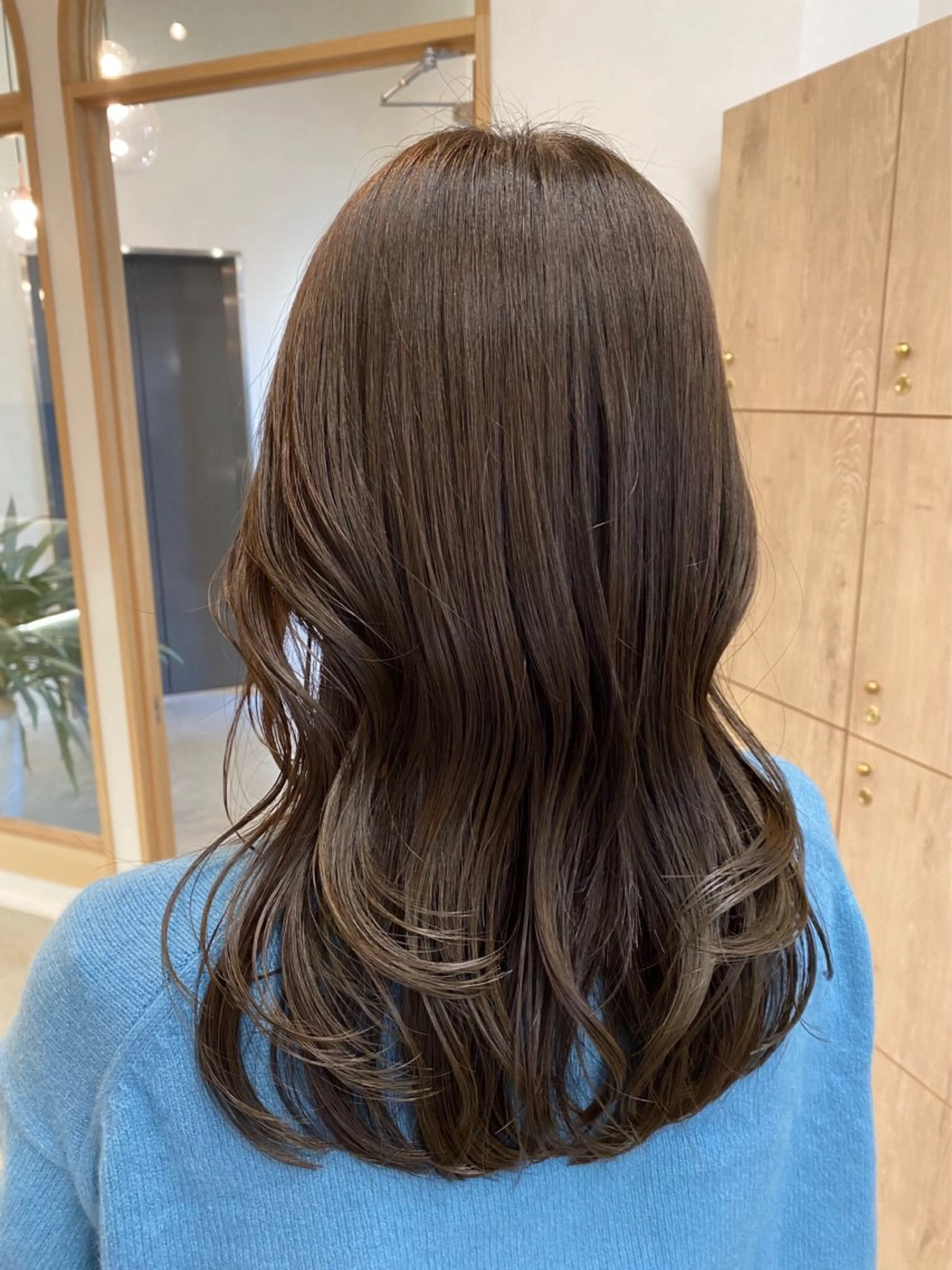 ロング レイヤーカット カット ヘアカラー トリートメント sanae /透明感カラーのヘアスタイル