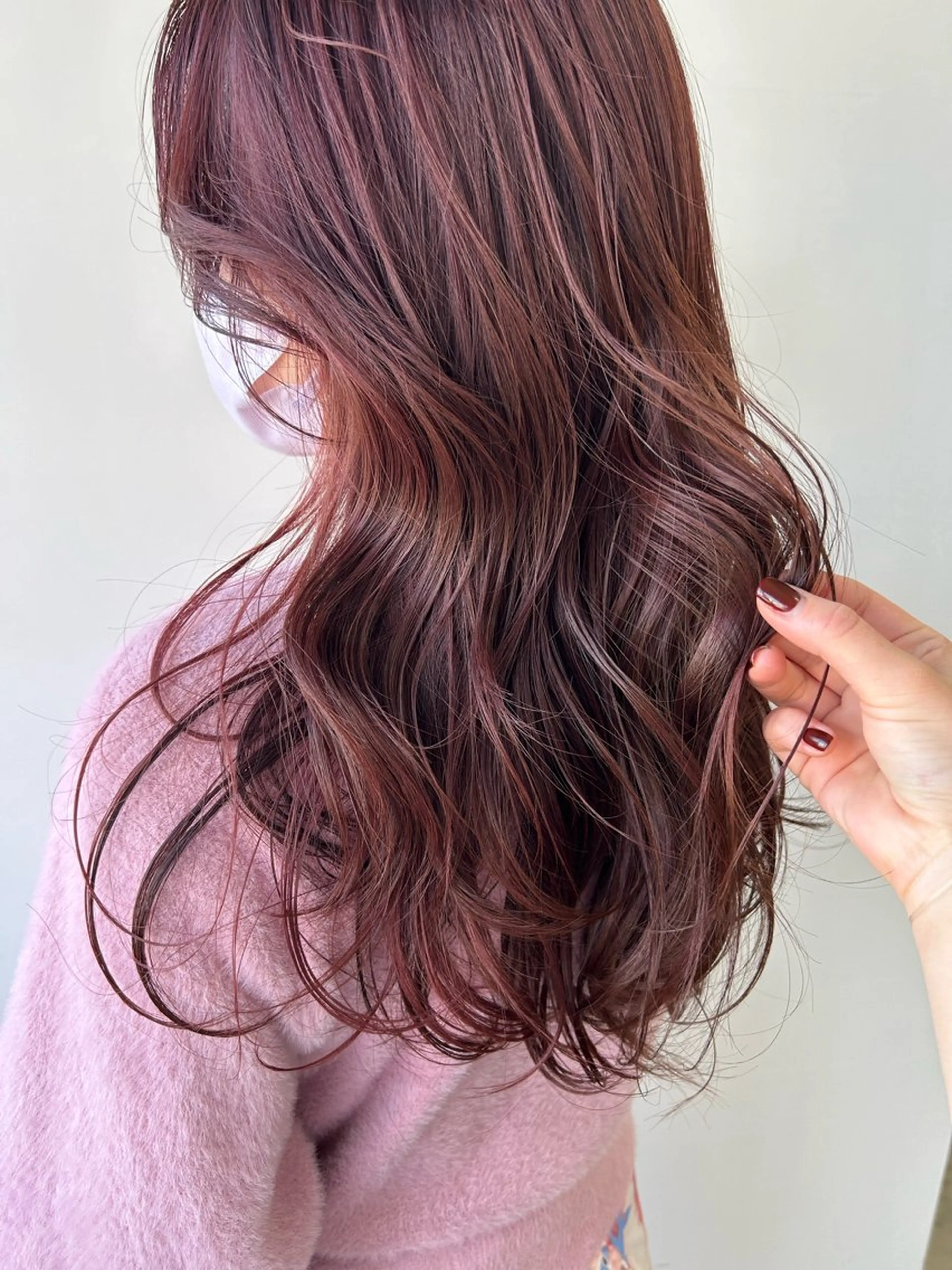 ロング カラー ヘアカラー 原 瑞希のヘアスタイル