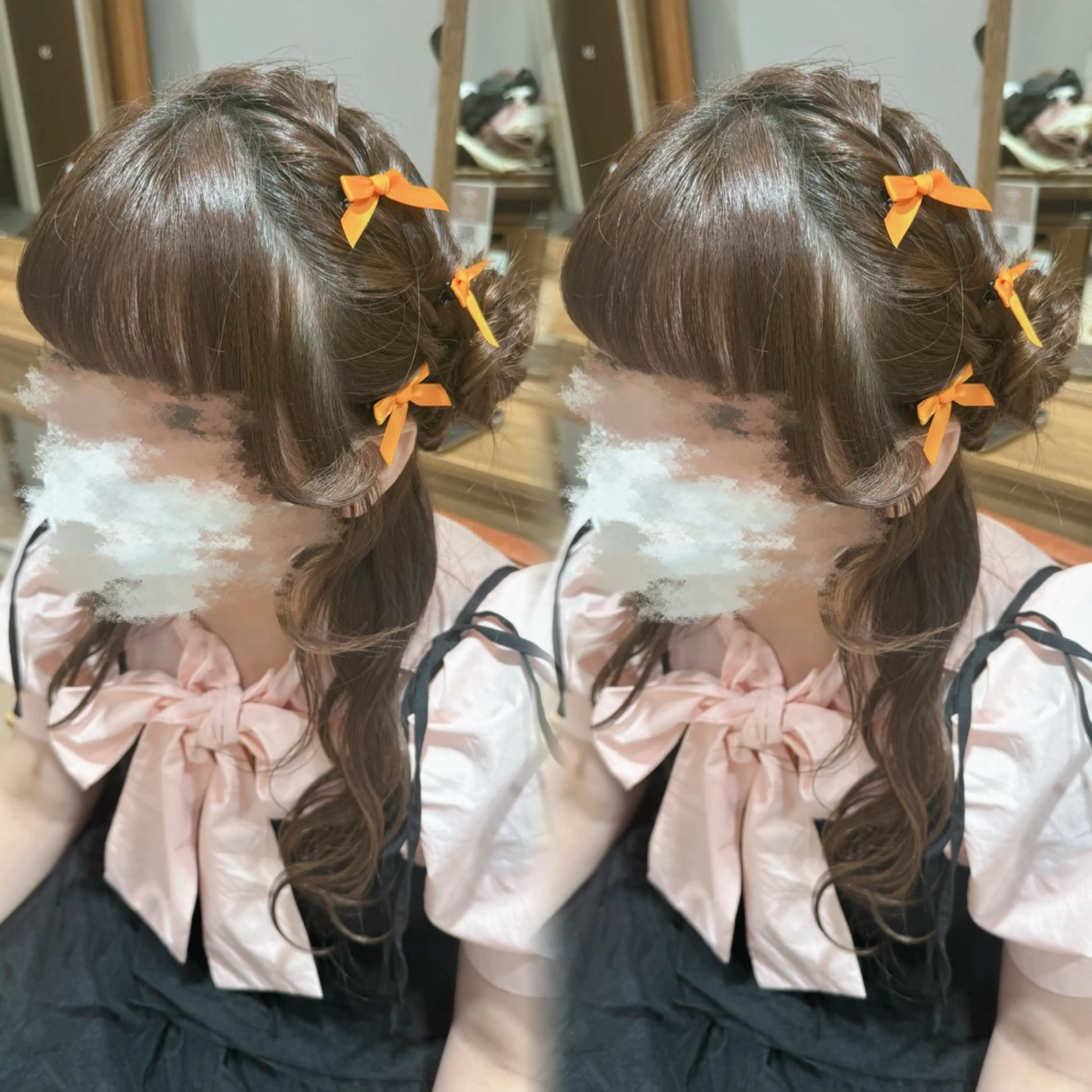 ロング お団子ヘア ヘアセット 🎀ゆるふわヘア🎀 聖羅【モデル募集中】のヘアスタイル