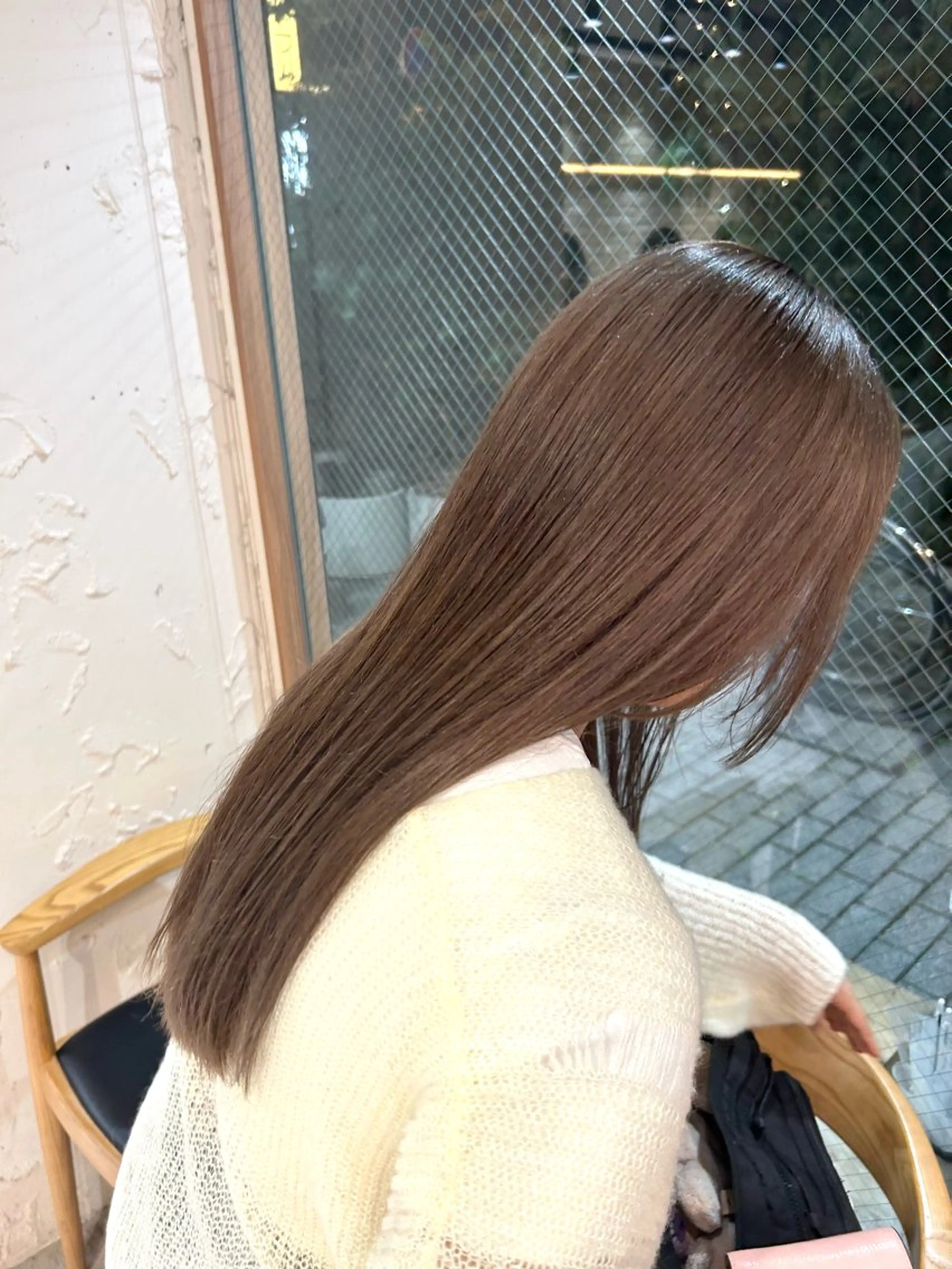 ロング カラー ブリーチ ブラウンカラー ヘアカラー 透明感カラー、ネイル COCORO🎀☘️のヘアスタイル