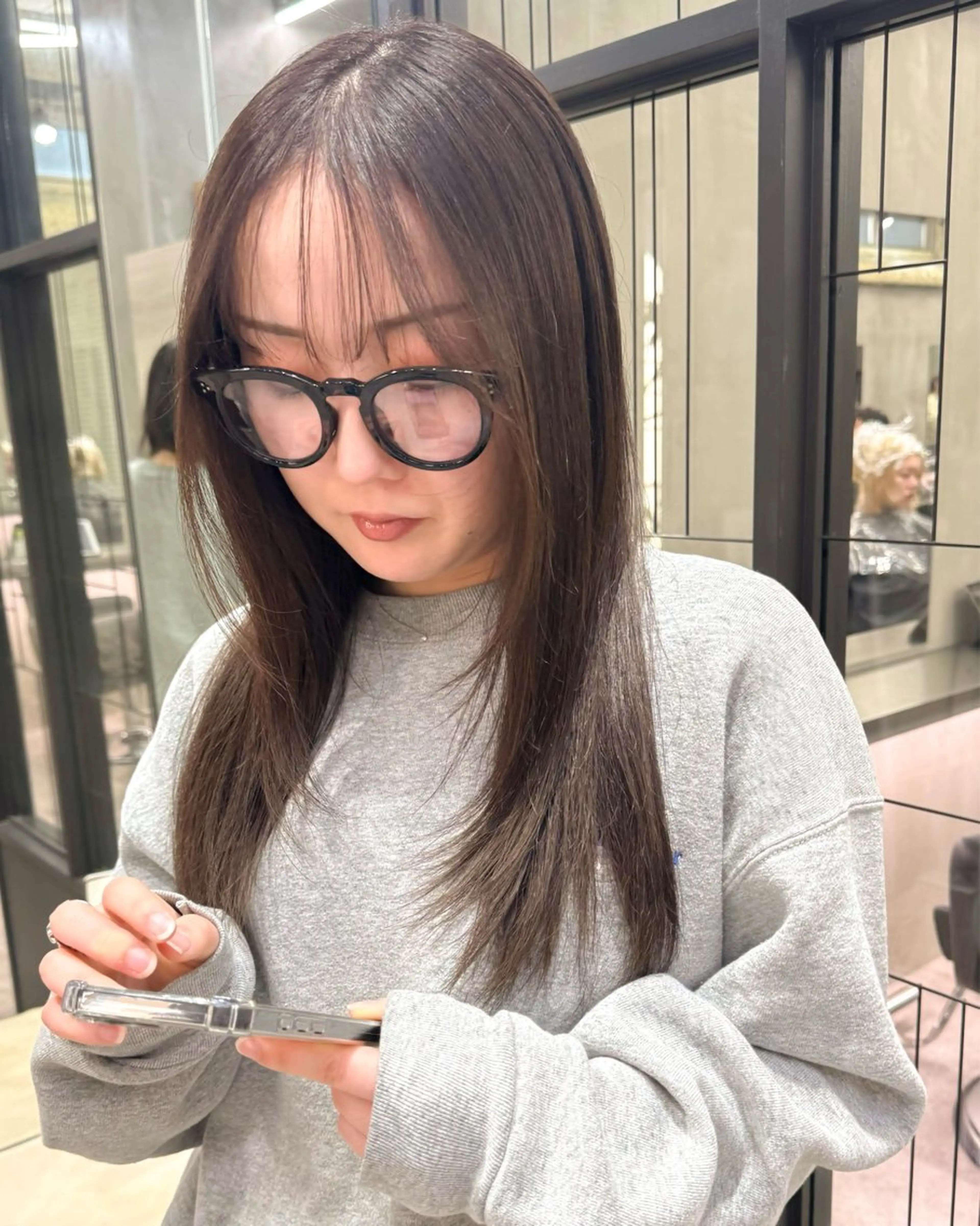 カラー ブリーチ 🍈yurina パーマ🍈のヘアスタイル