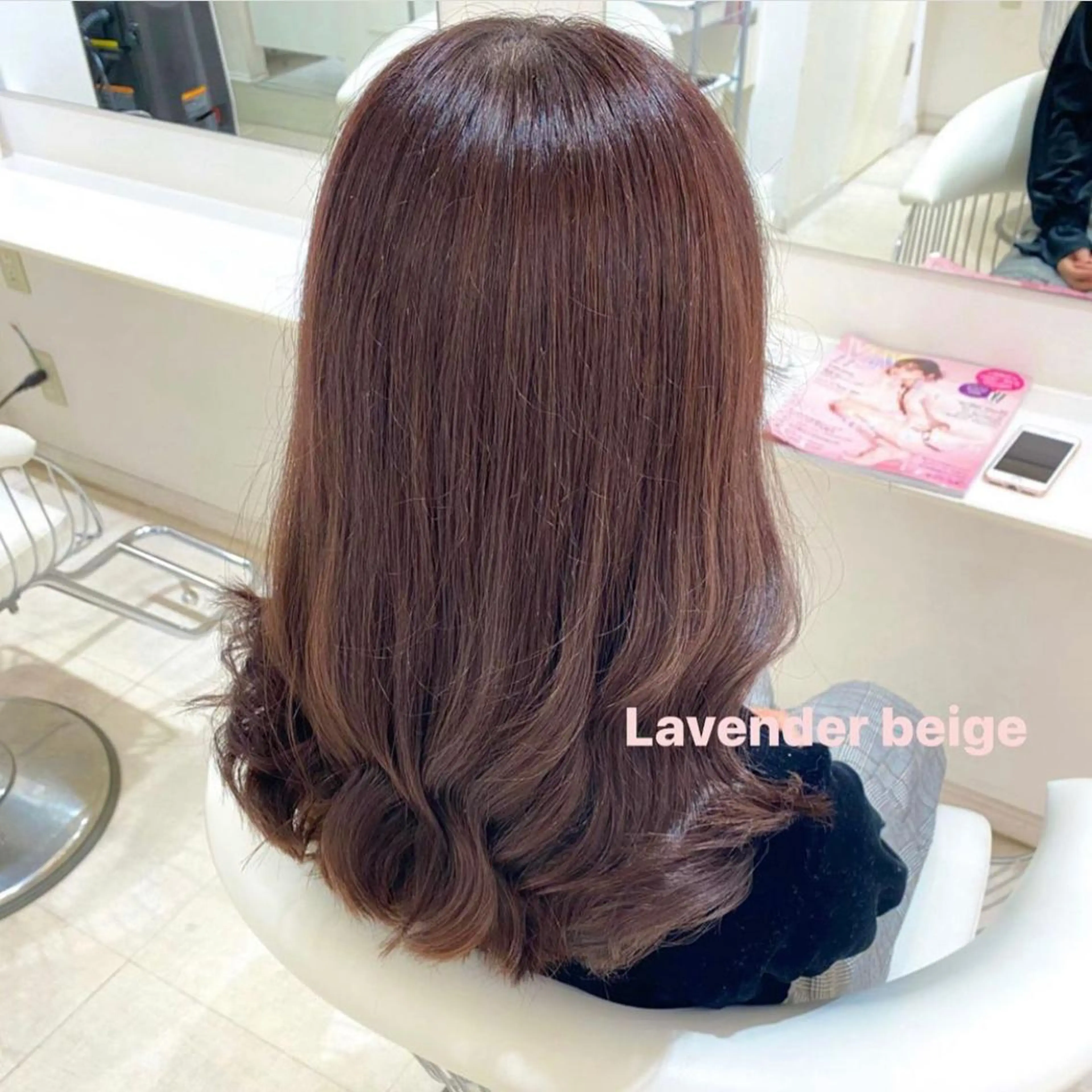 ロング ParveMix 佐々木梨紗🤍のヘアスタイル