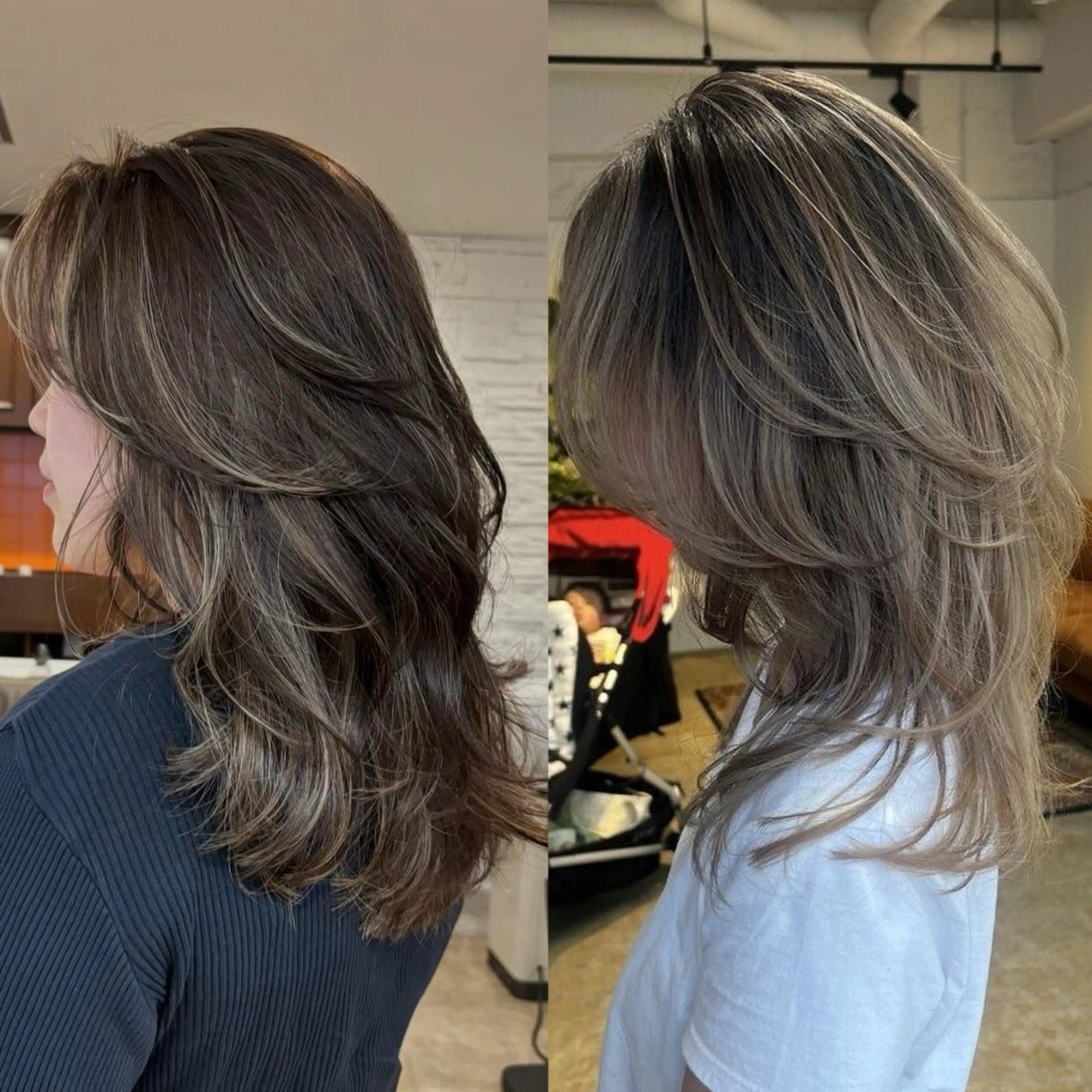 🥀海外ガール風レイヤーカットモデル🥀カット💇‍♀️＋トリートメント✨【補足説明お読み下さい】の写真