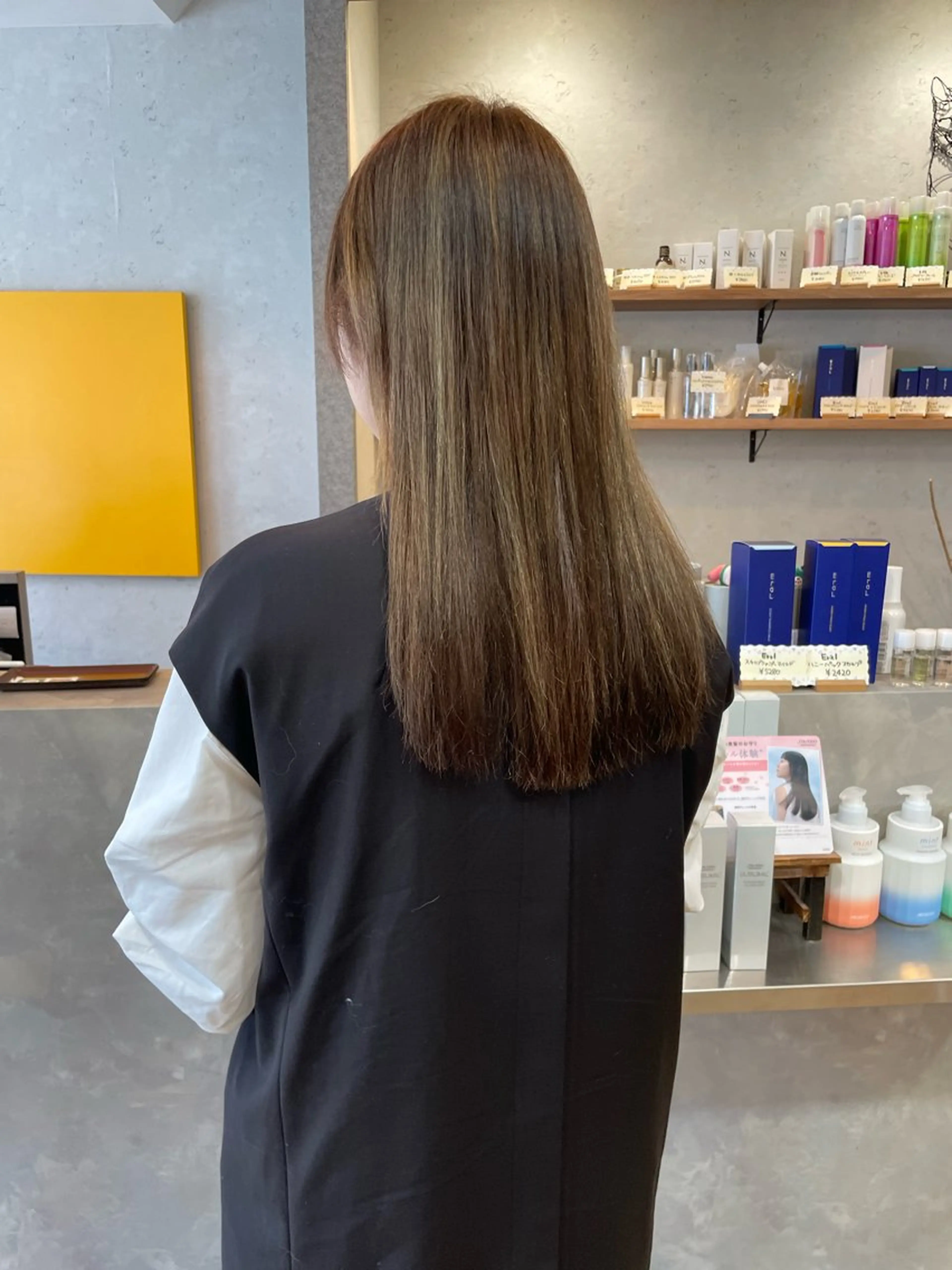 ロング カラー ハイライトカラー ハイライト ヘアカラー 髪質改善/Bloss om🌷高橋沙衣のヘアスタイル