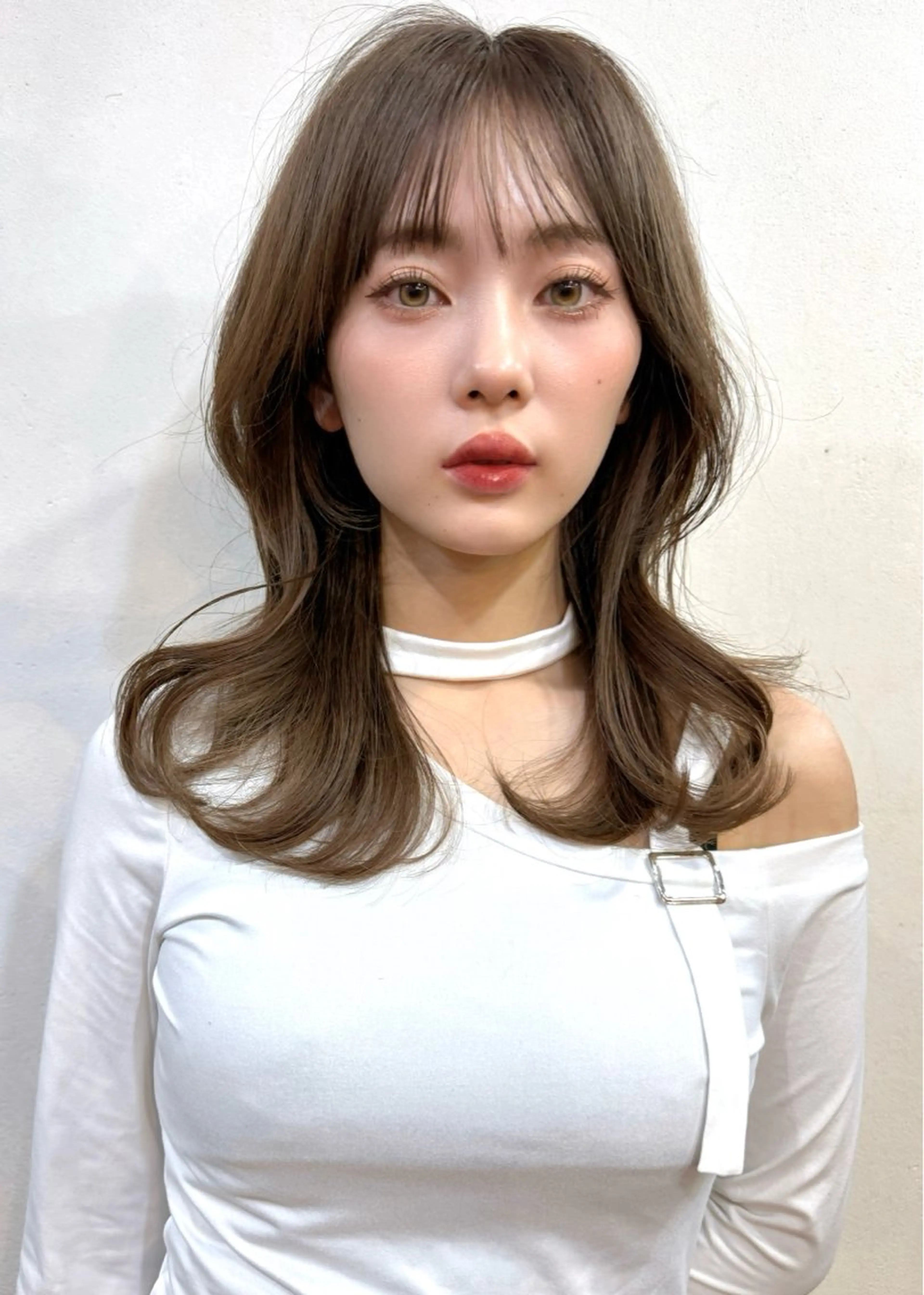 セミロング カラー 似合わせレイヤー 🇰🇷荒木洋文のヘアスタイル