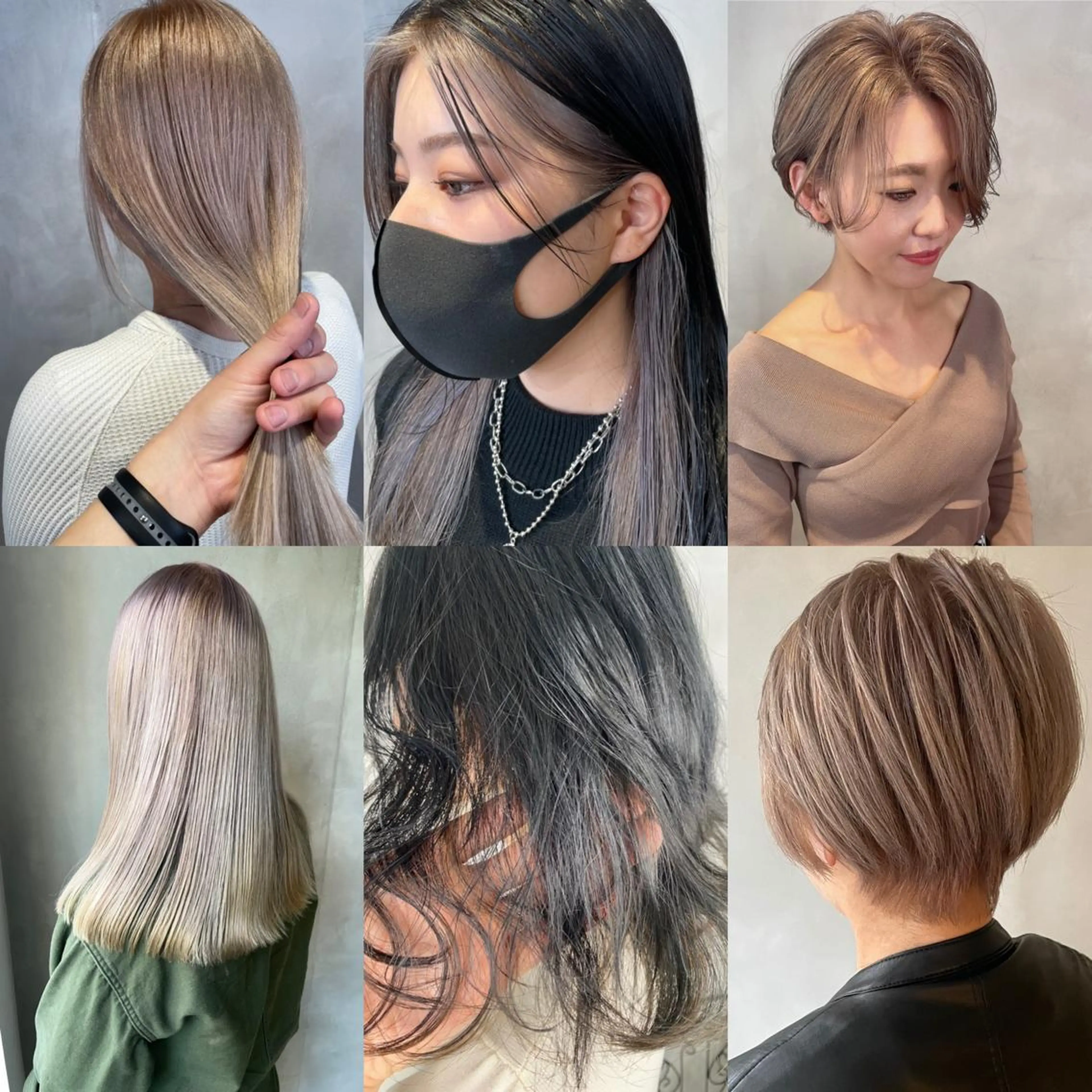 ミディアム カラー ヘアカラー omocha hair salon所属・大嶋 伸吾のヘアスタイル