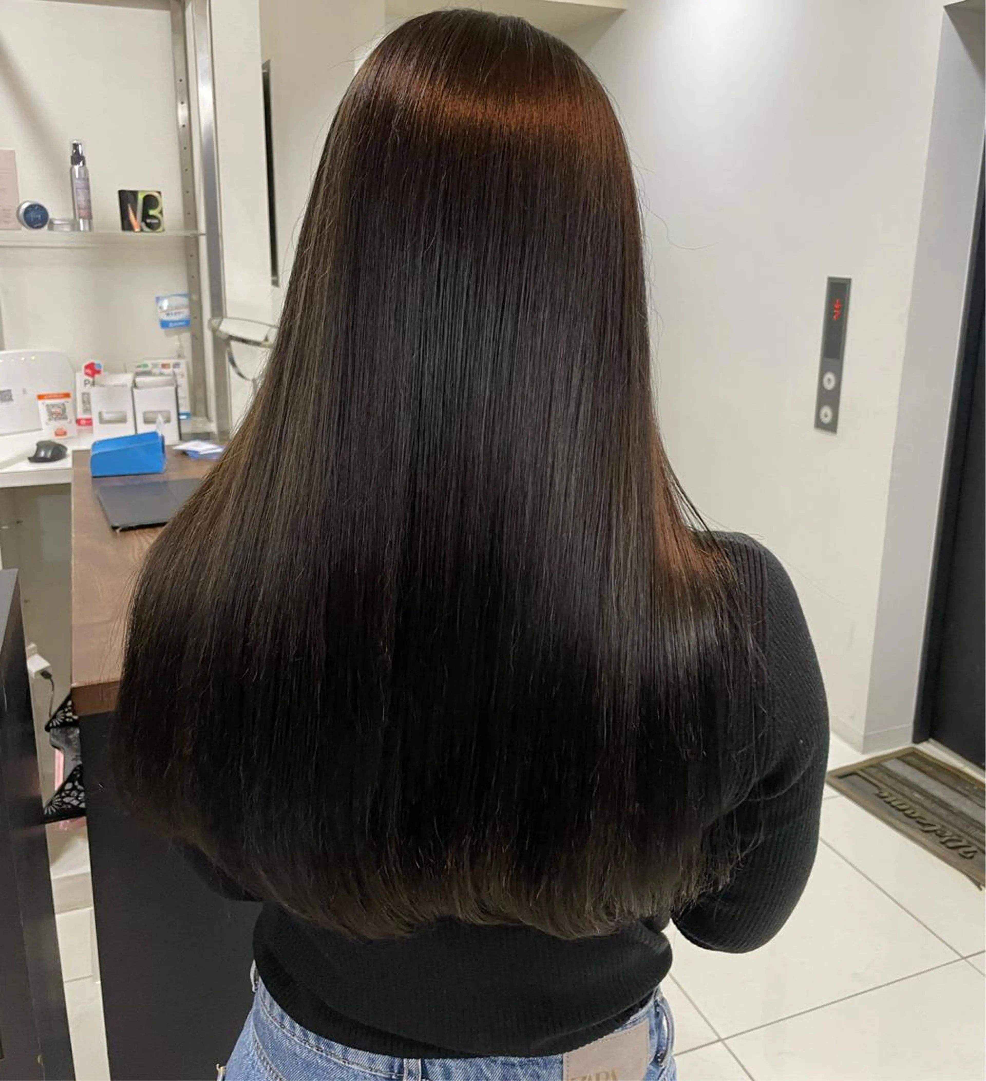 ロング AUBE HAIR tenjin【オーブヘアーテンジン】所属・nene .のヘアスタイル