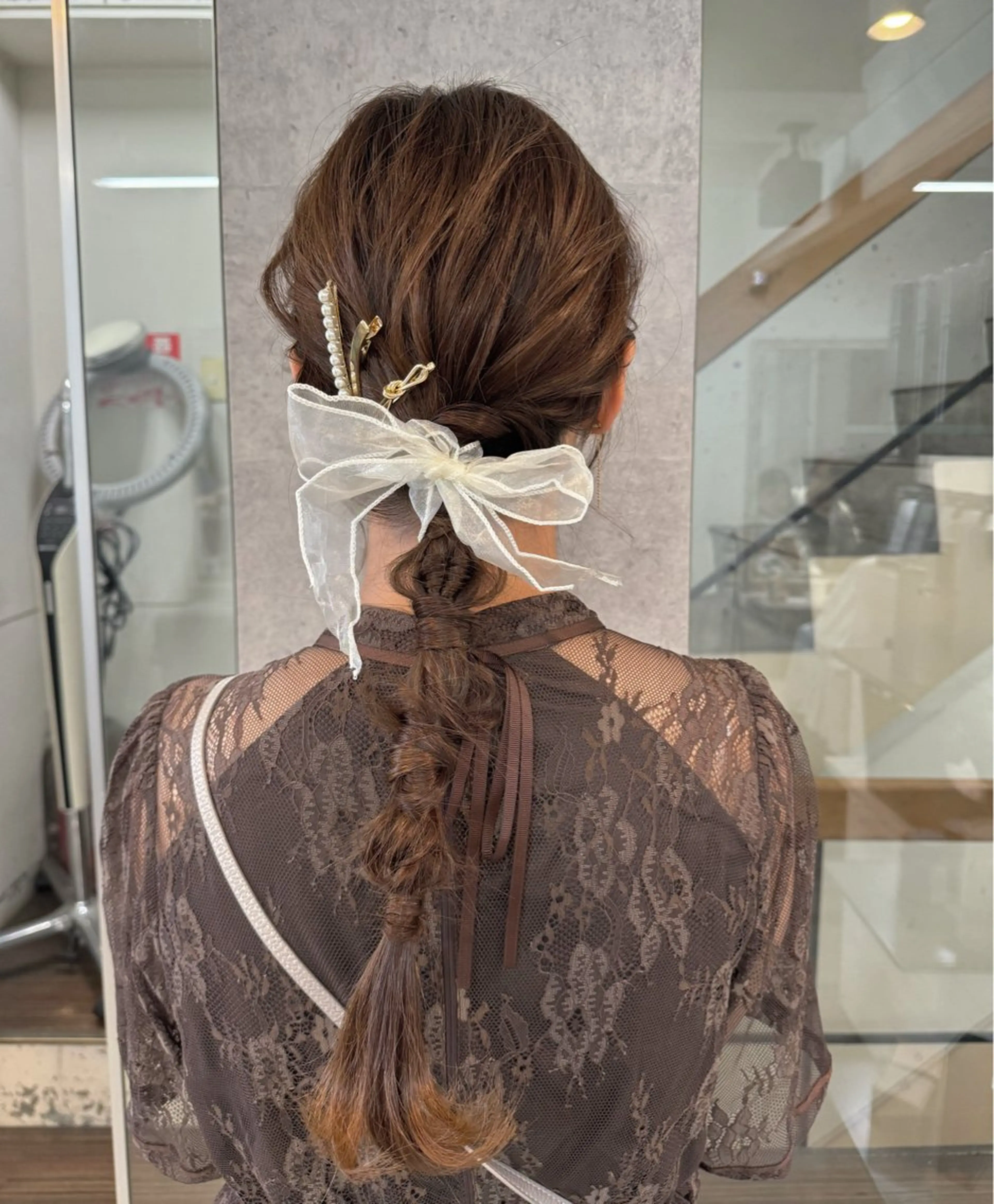 ヘアアレンジ ヘアセット 門野 優羽のヘアスタイル