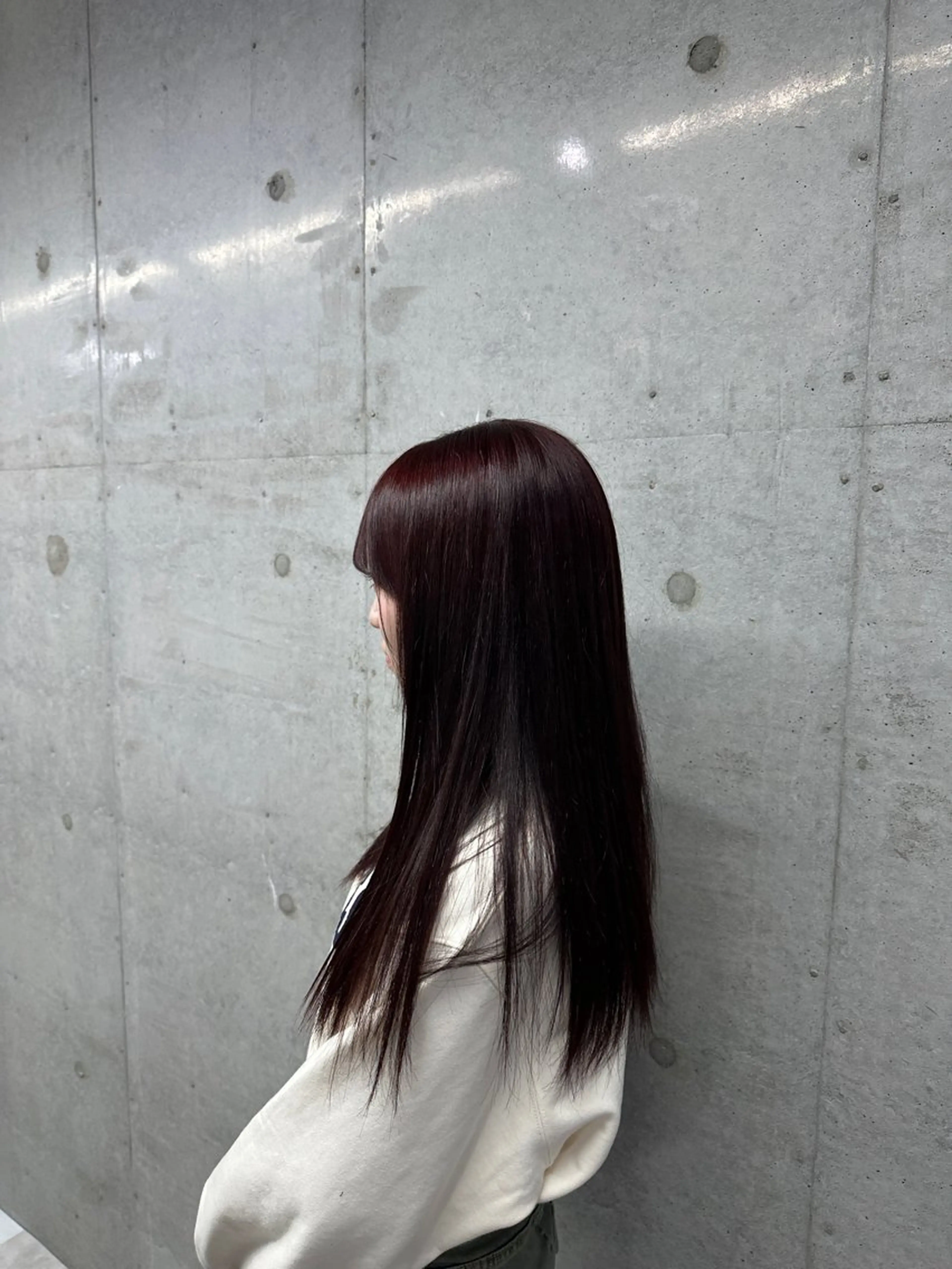 カット+全体カラー+髪質改善トリートメントの写真