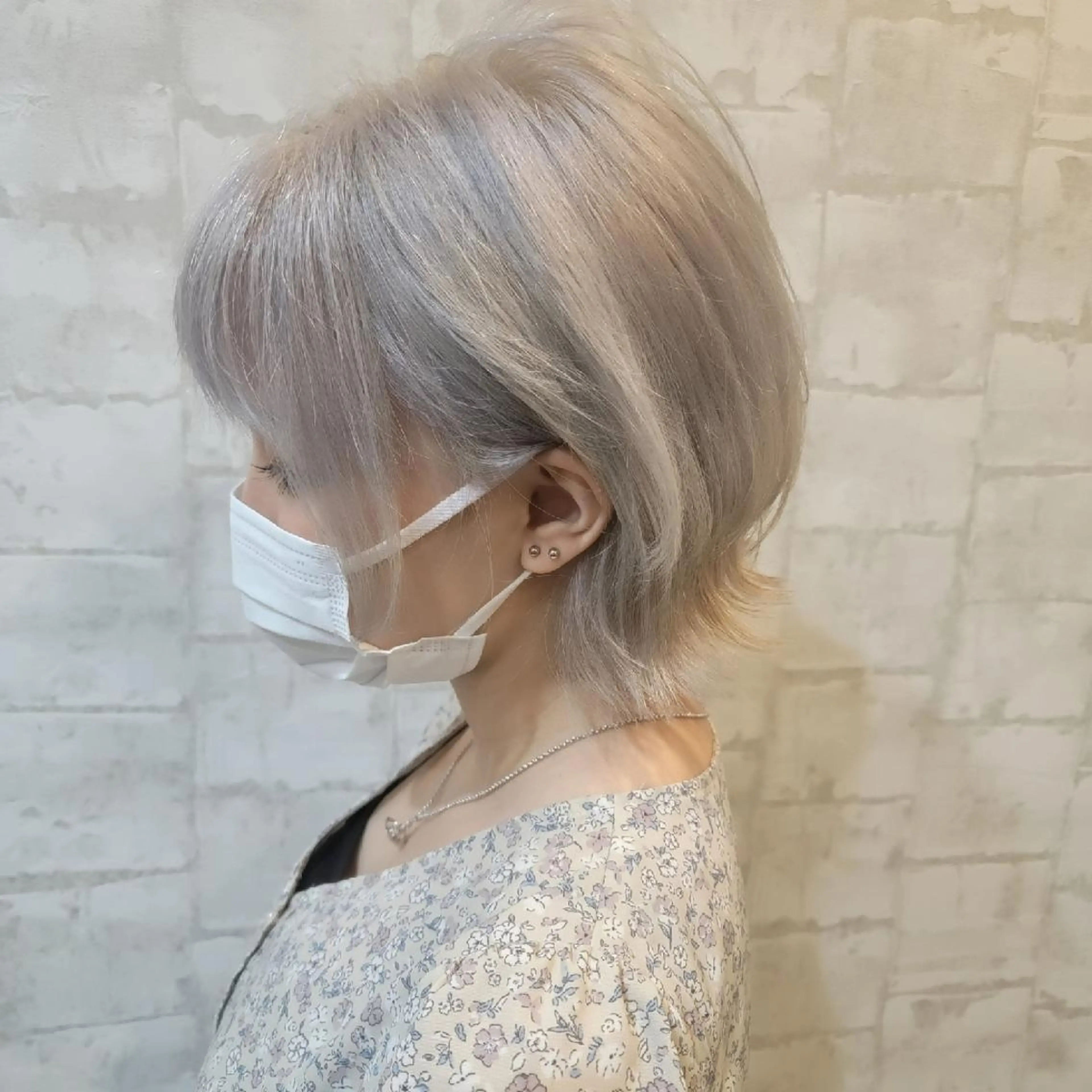 ミディアム ボブ ウルフカット ウルフボブ 手代木 遼のヘアスタイル