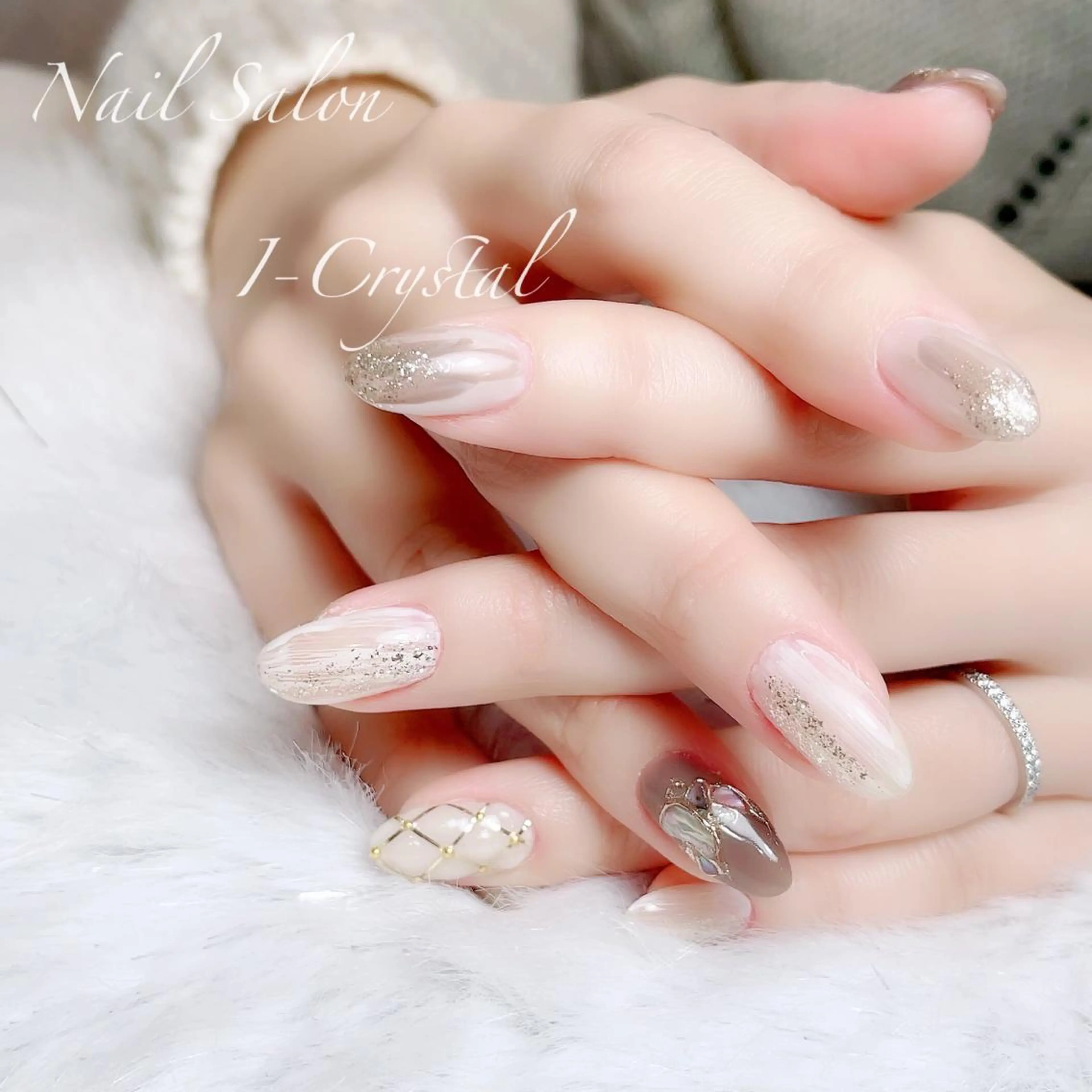 ネイル ニュアンスネイル NailSalon  I-Crystal所属・中村 郁美のネイルデザイン