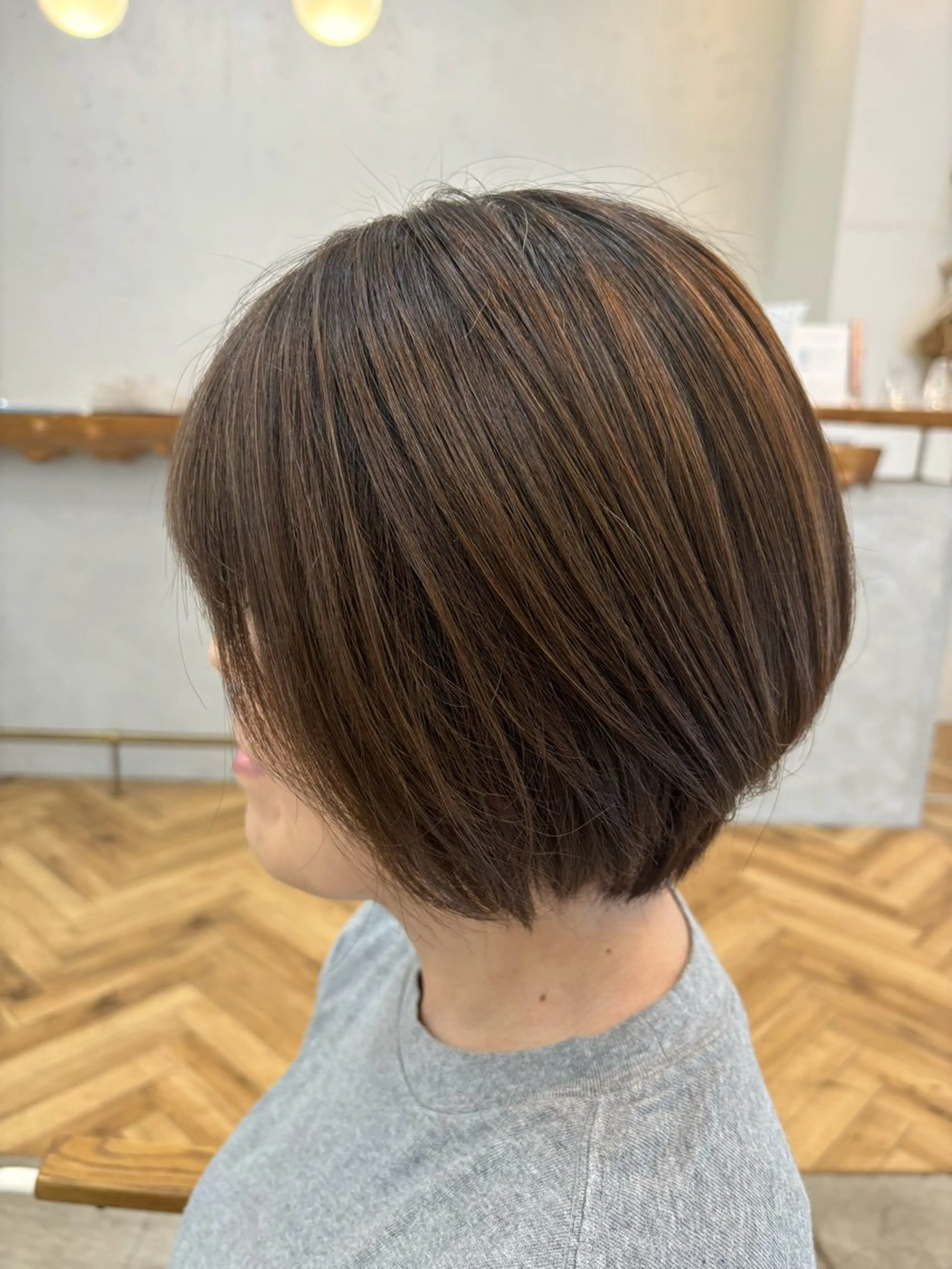 ショート ROMMY.所属・大木 華のヘアスタイル