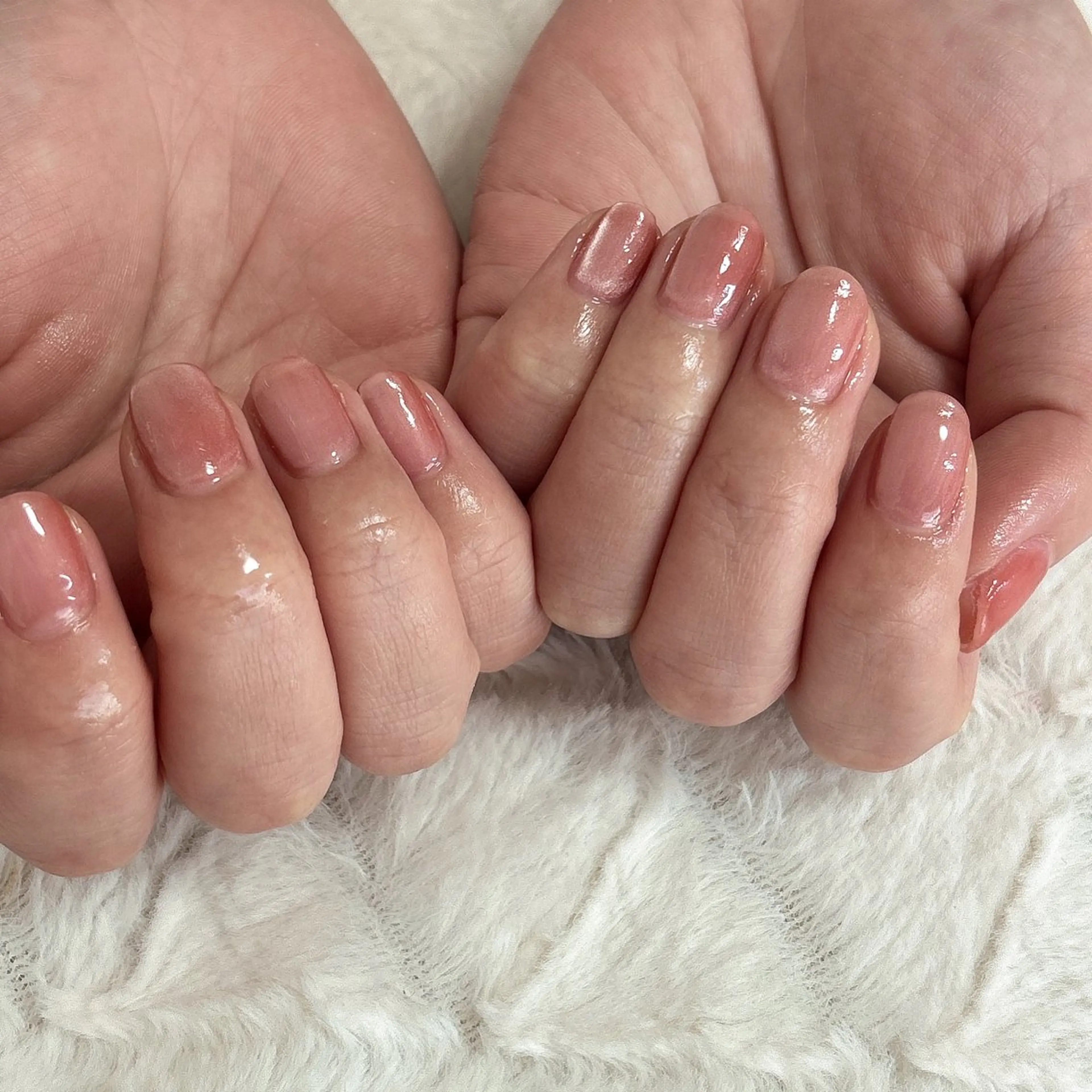 ネイル マグネットネイル マグネットワンカラー ワンカラーネイル nail salon はるりのネイルデザイン
