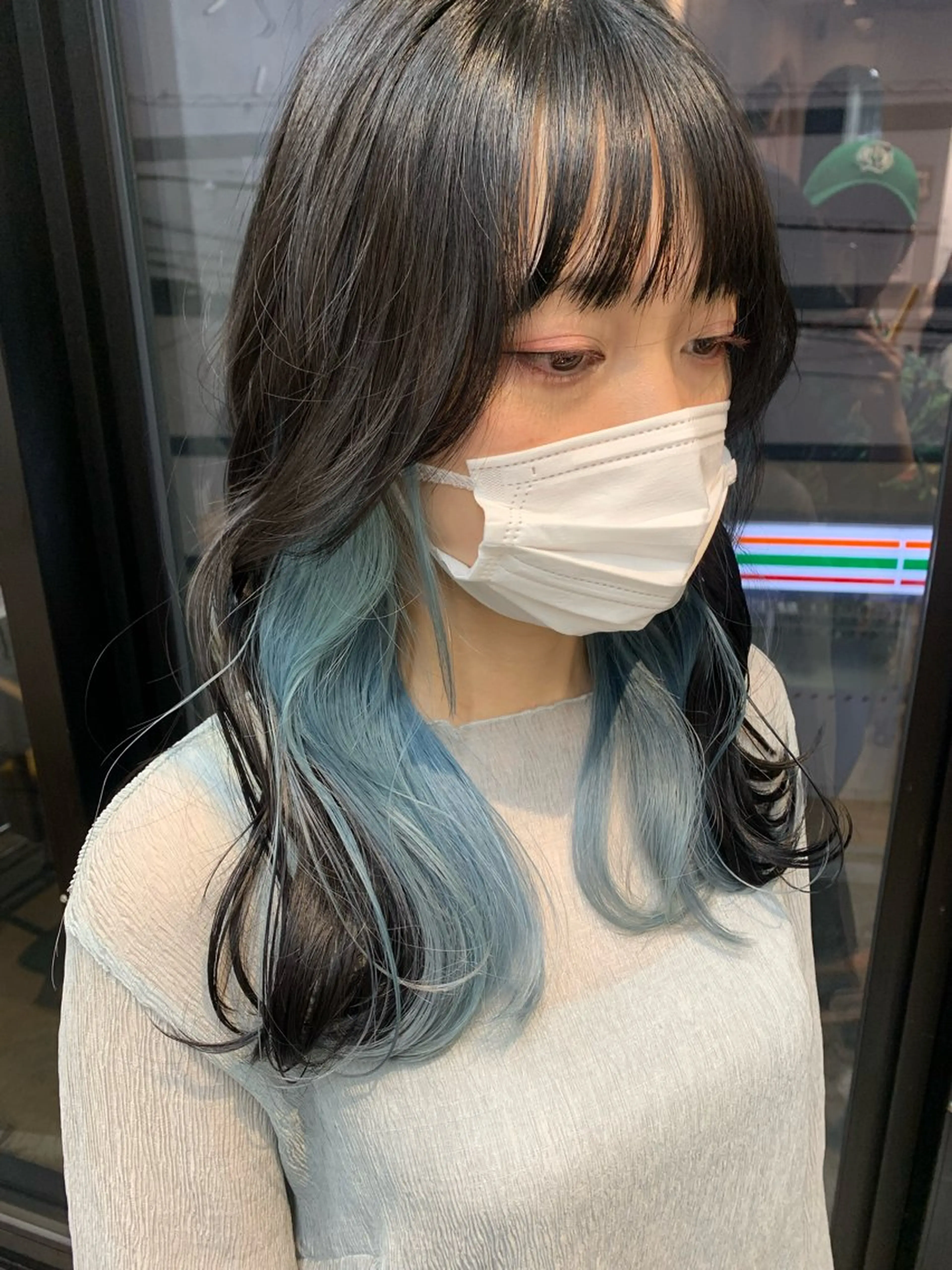 ロング カラー Haruka韓国風 似合わせカット♡のヘアスタイル