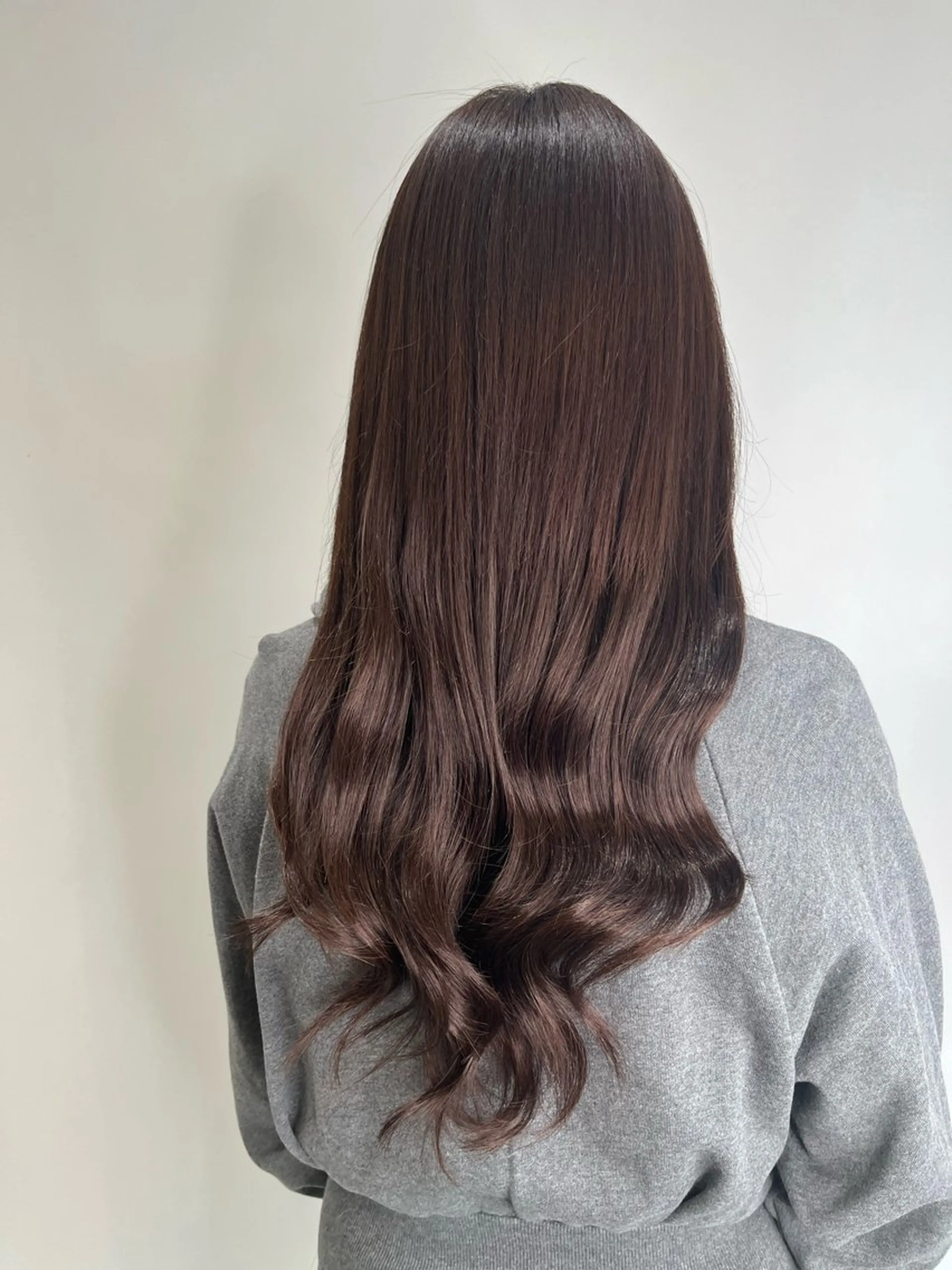 セミロング 野村 なりあのヘアスタイル