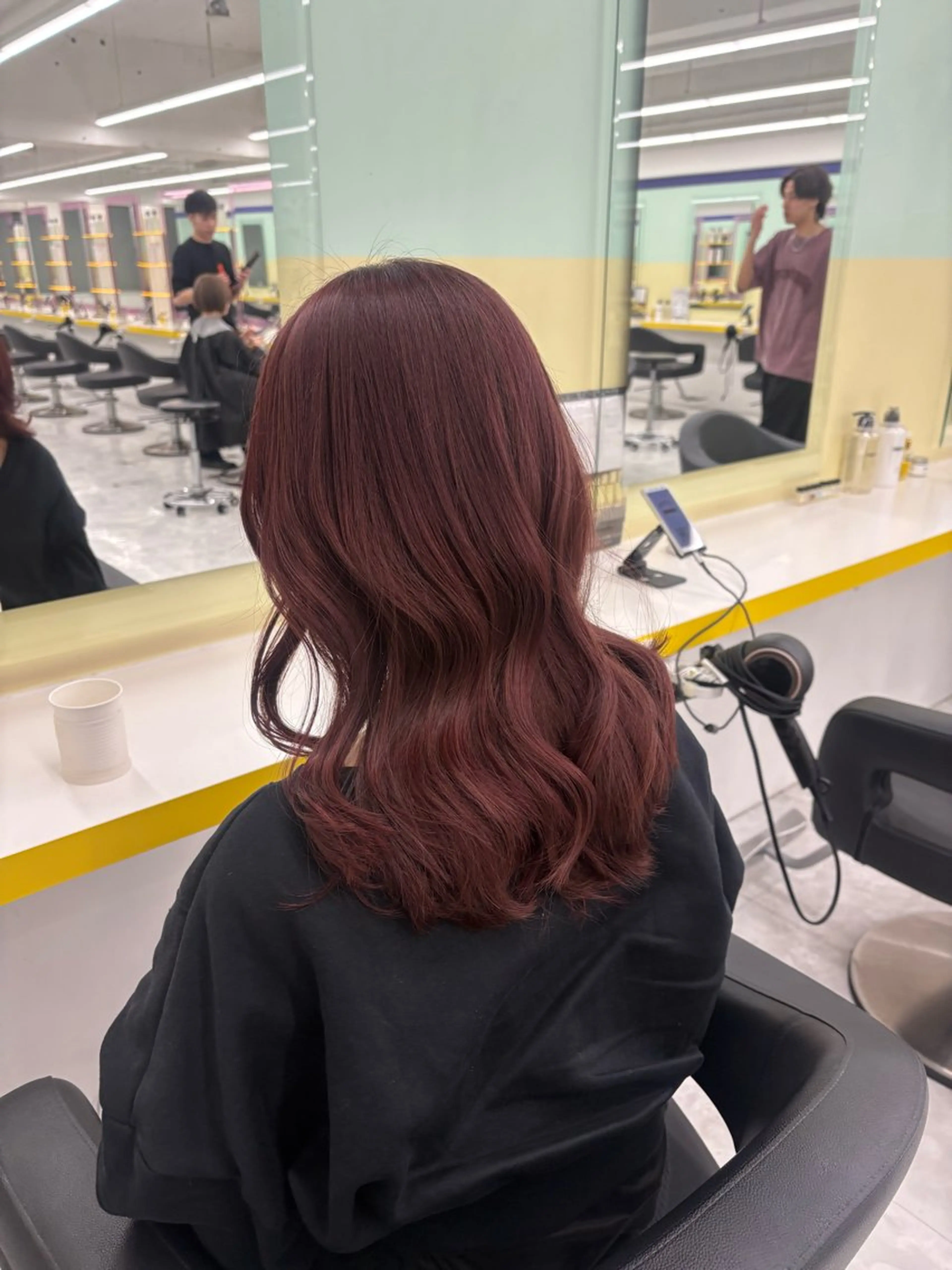 セミロング カラー ヘアカラー 💍透明感スタイル 横浜💍MIU💍のヘアスタイル