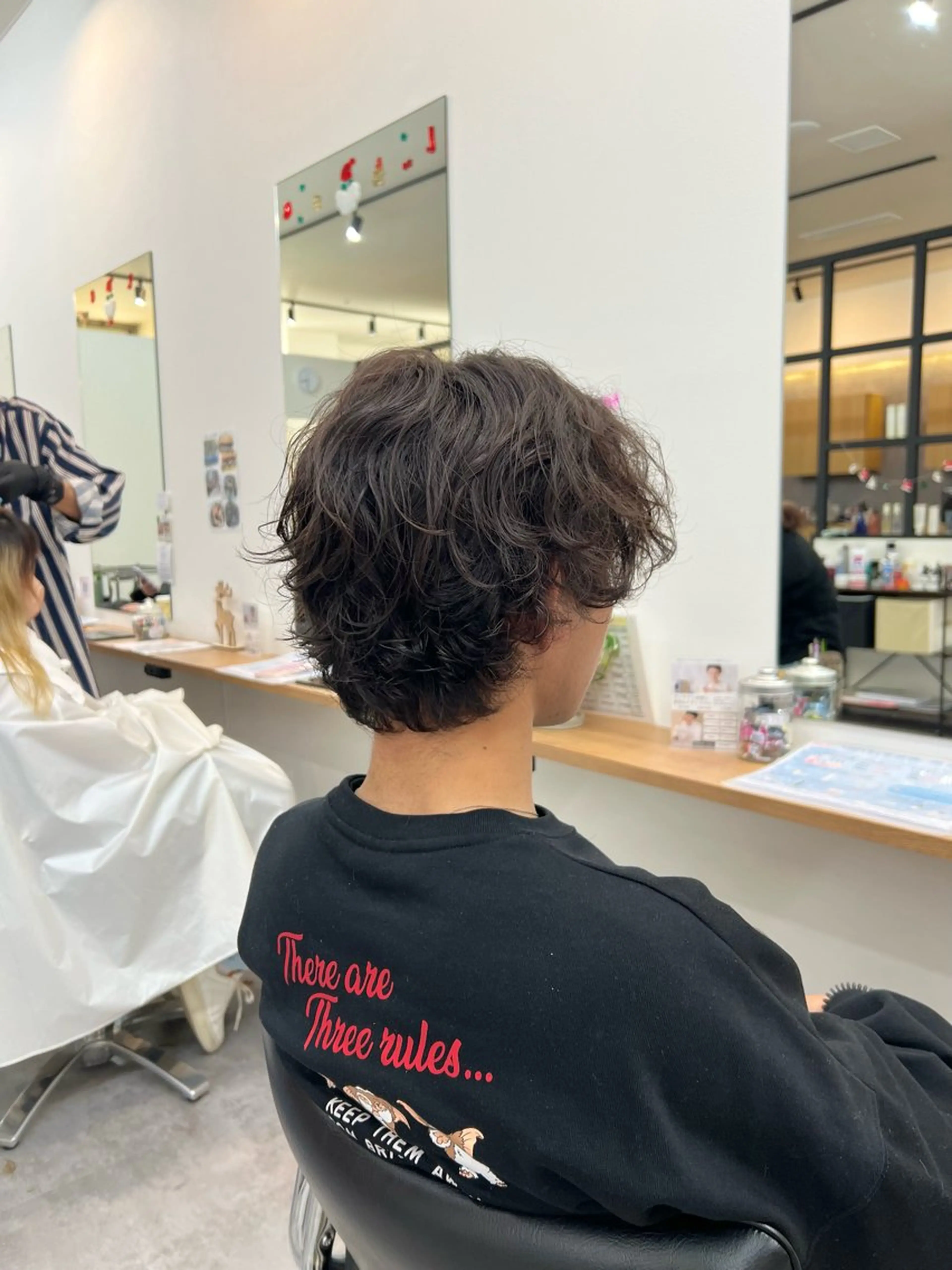 ショート パーマ メンズ メンズパーマ 刈り上げ カット ✨NOMAD印西✨ 黒川勇輝のヘアスタイル