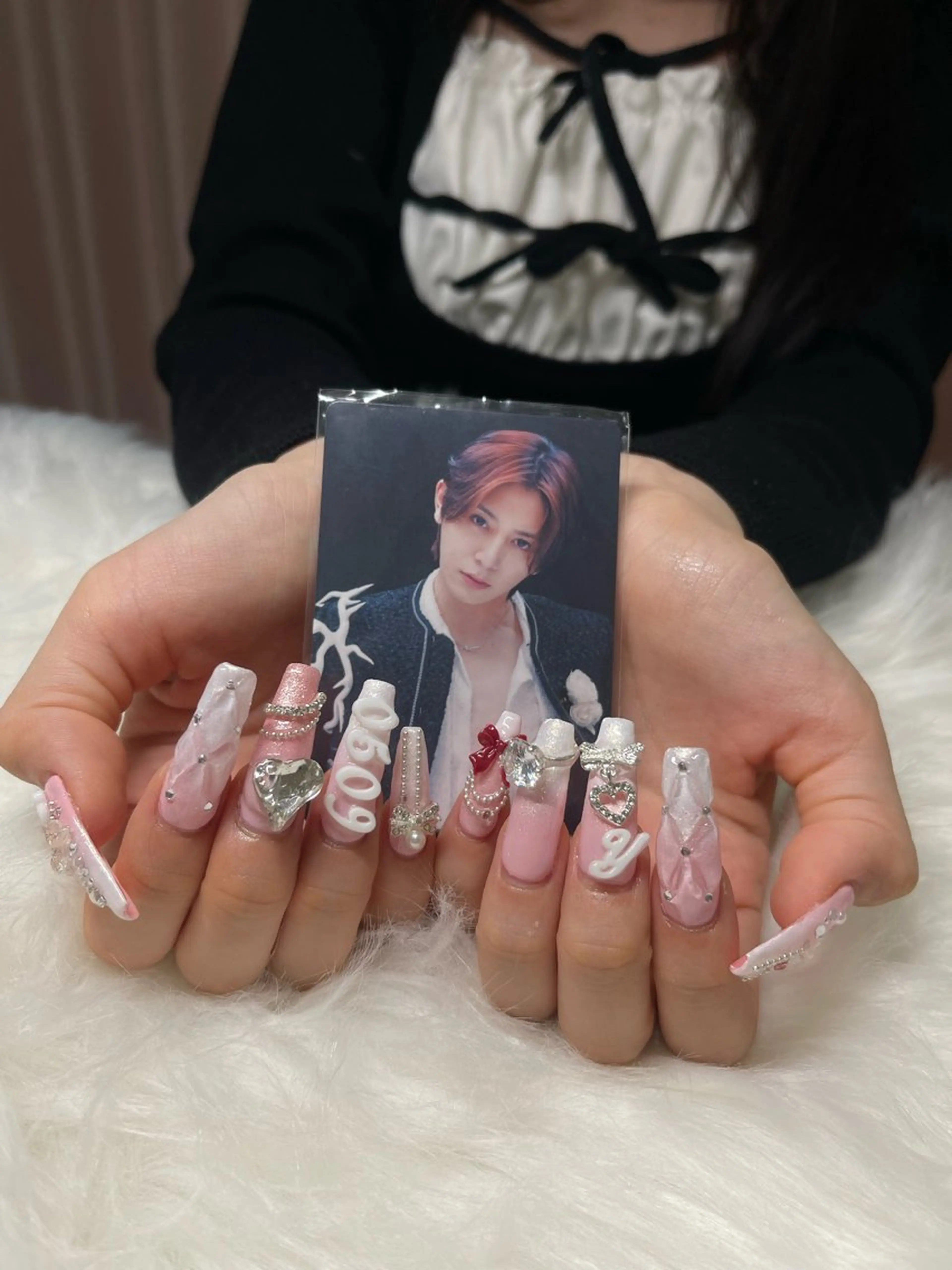 ネイル ハンドネイル Luca mieu 咲蘭のネイルデザイン