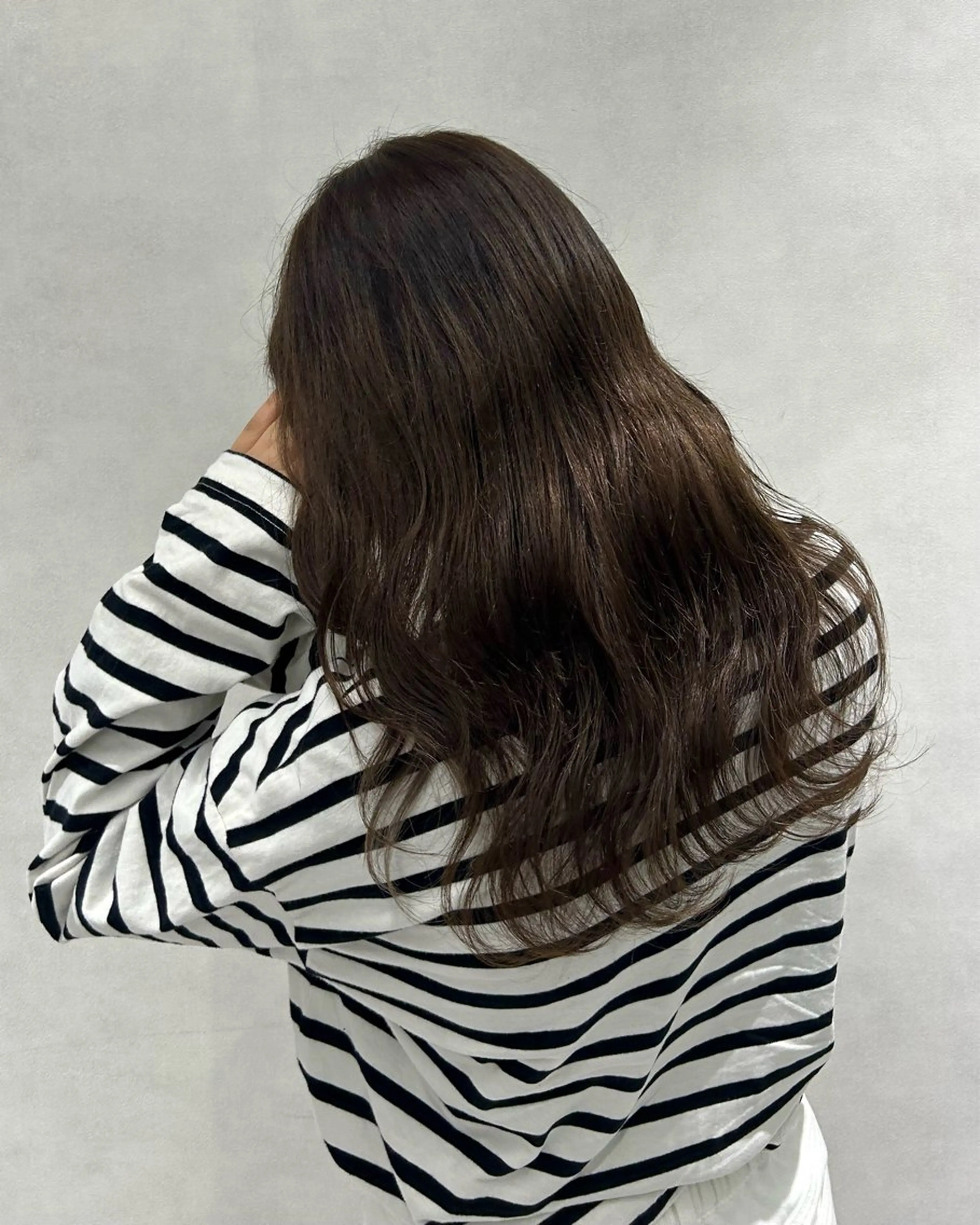 ロング カラー ブラウンカラー チョコレートブラウン 寺川留以 /カットモデル募集中のヘアスタイル
