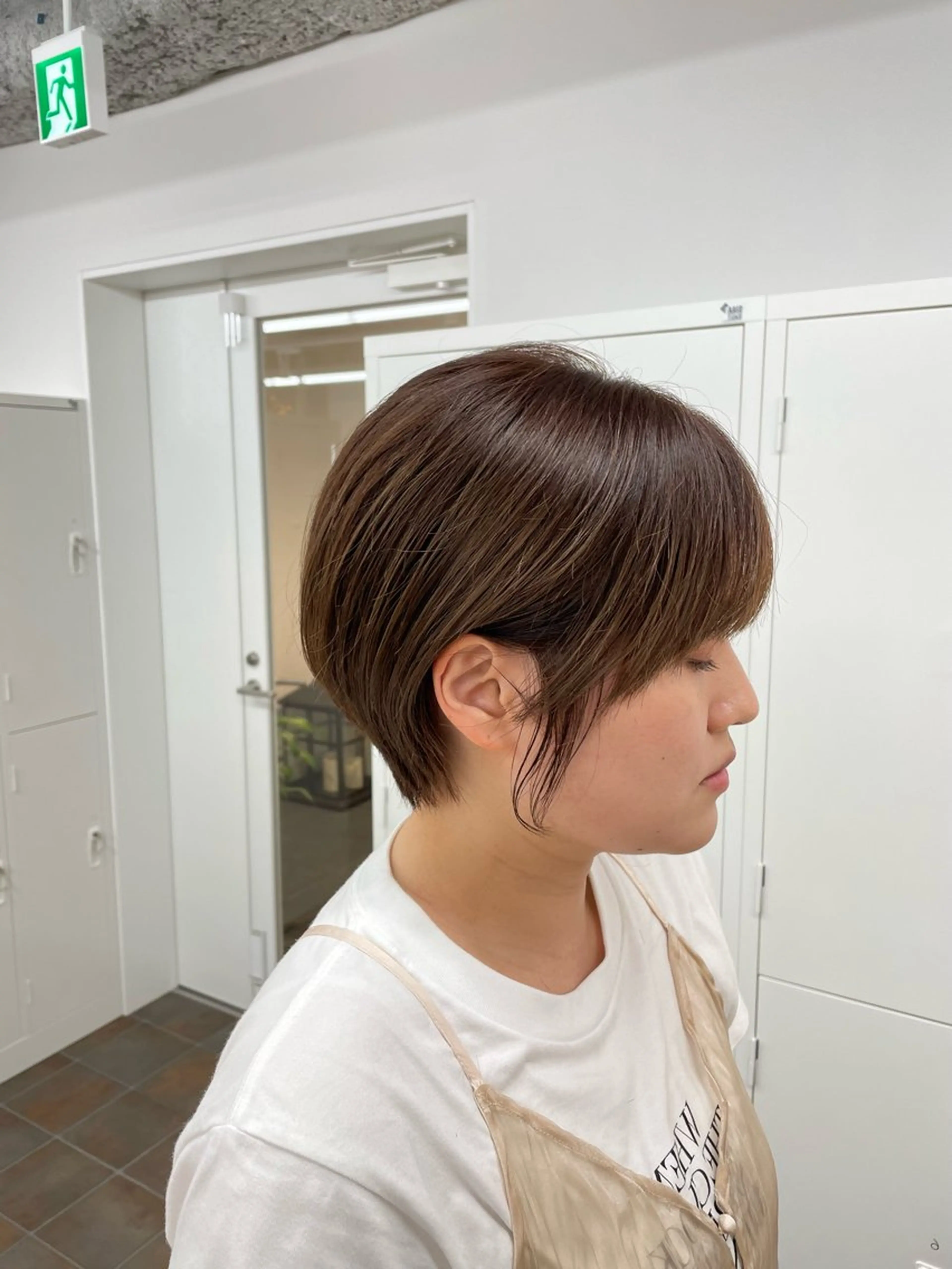 ショート カット トリートメント レイヤーパーマ/ ショートパーマ/横浜のヘアスタイル